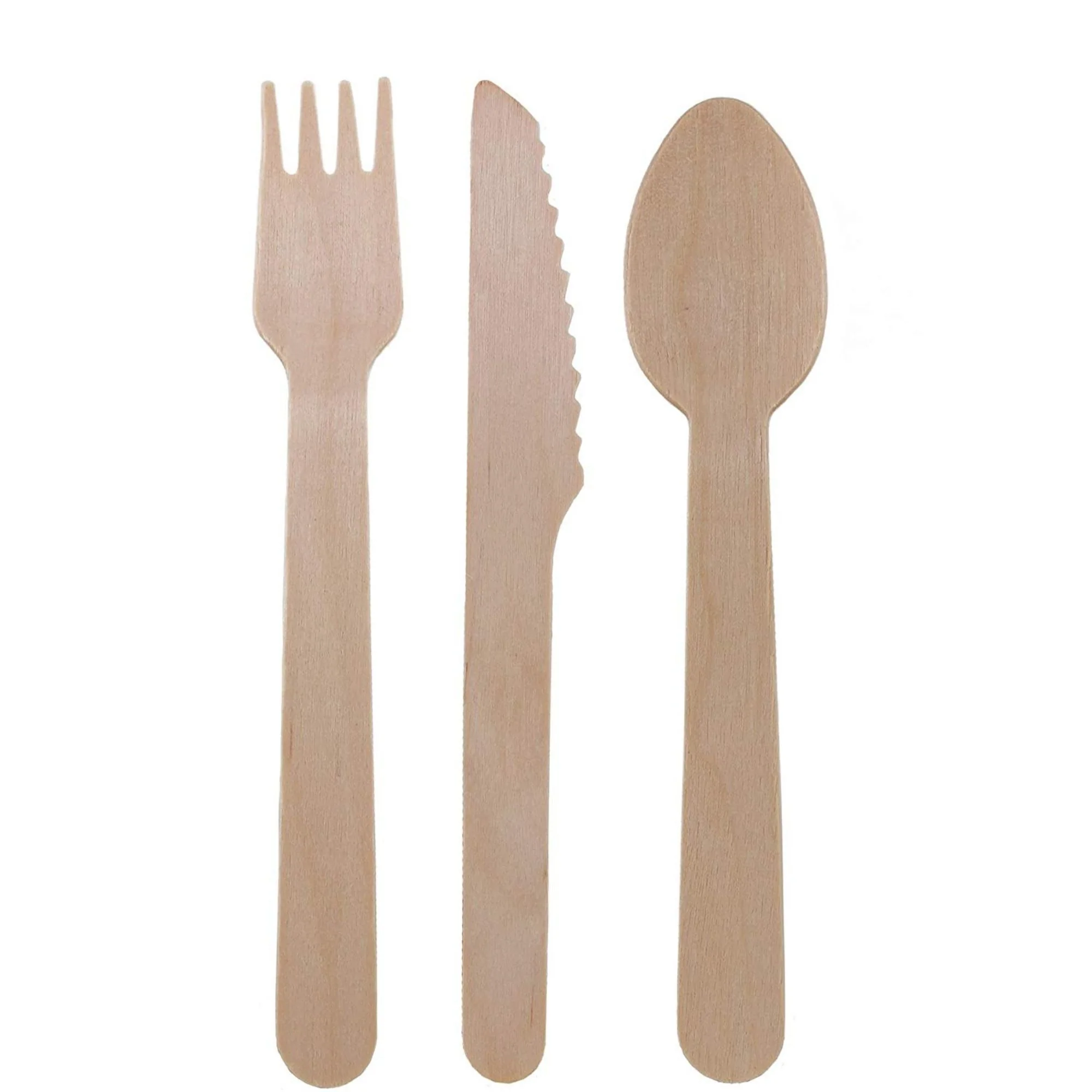 5.5" Disposable Pine Flatware