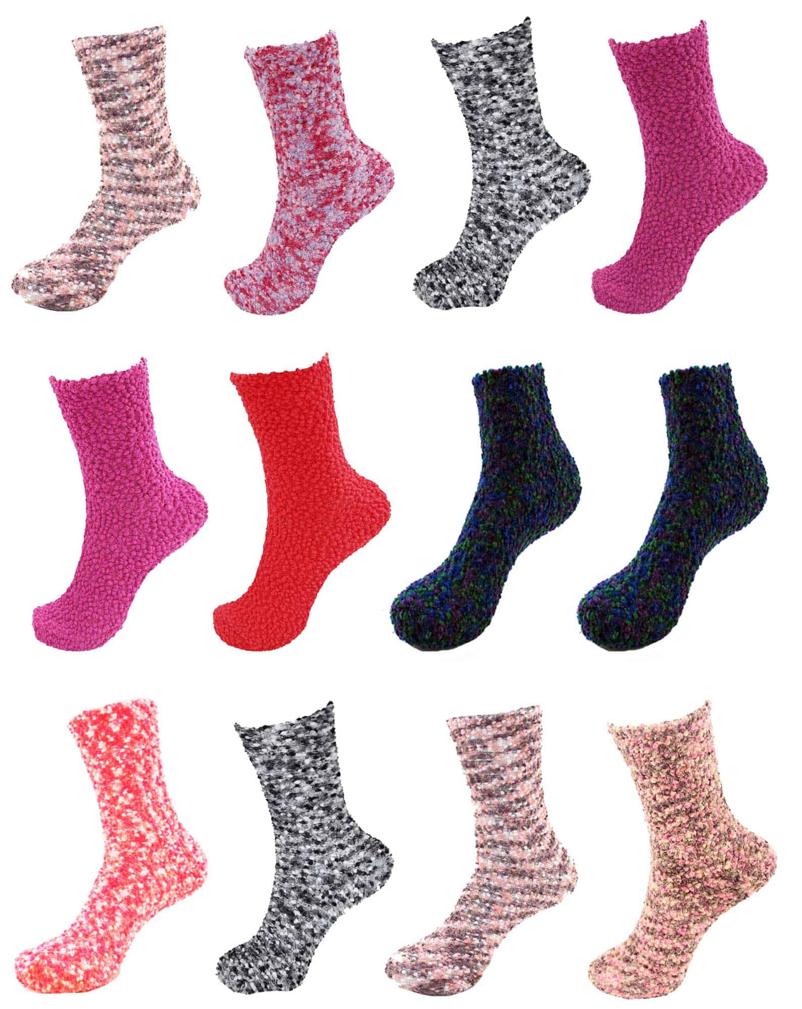 Assorted Fuzzy Knobby Socks - Image 41