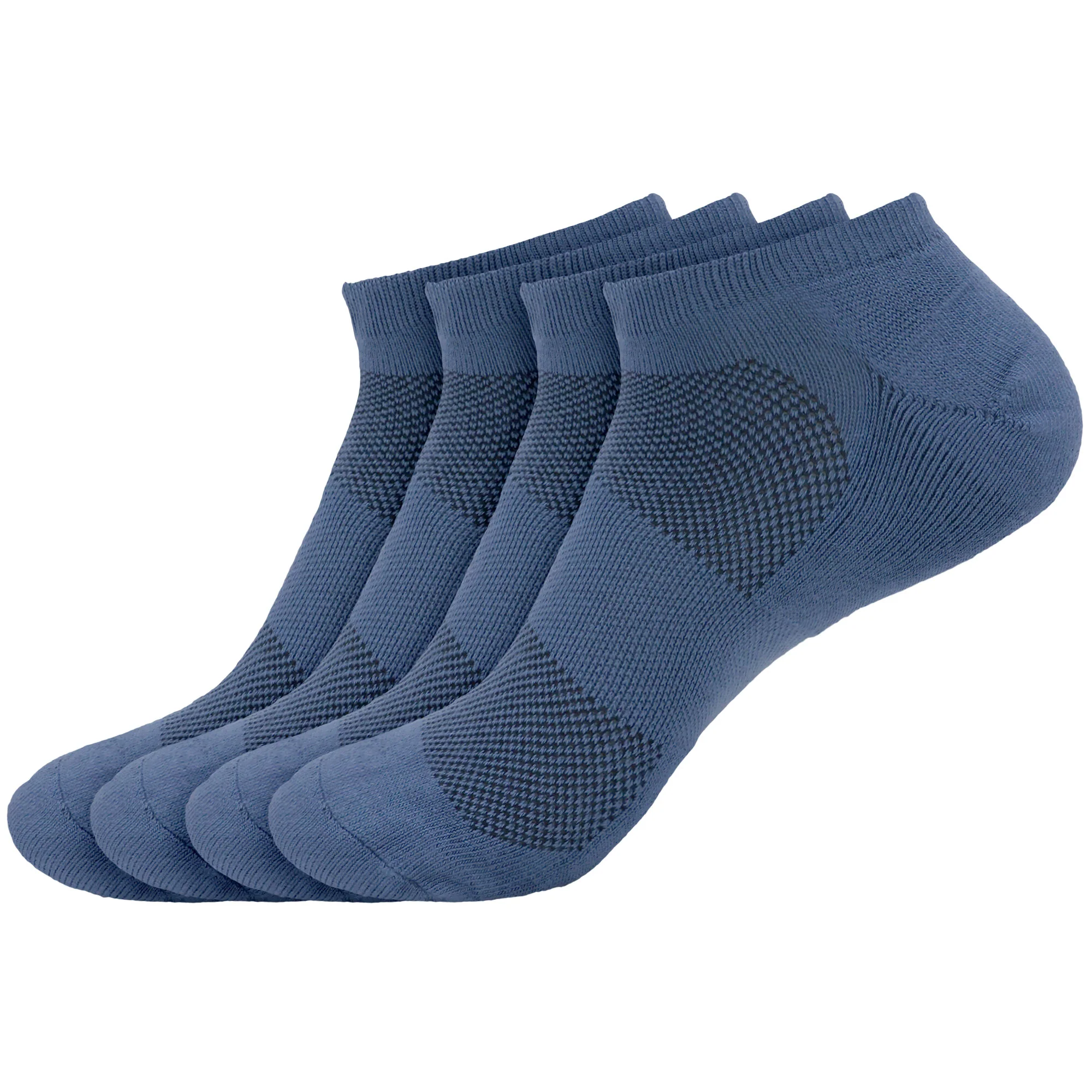 Unisex Bamboo Sports Ankle Socks: 4 Pairs - Image 20