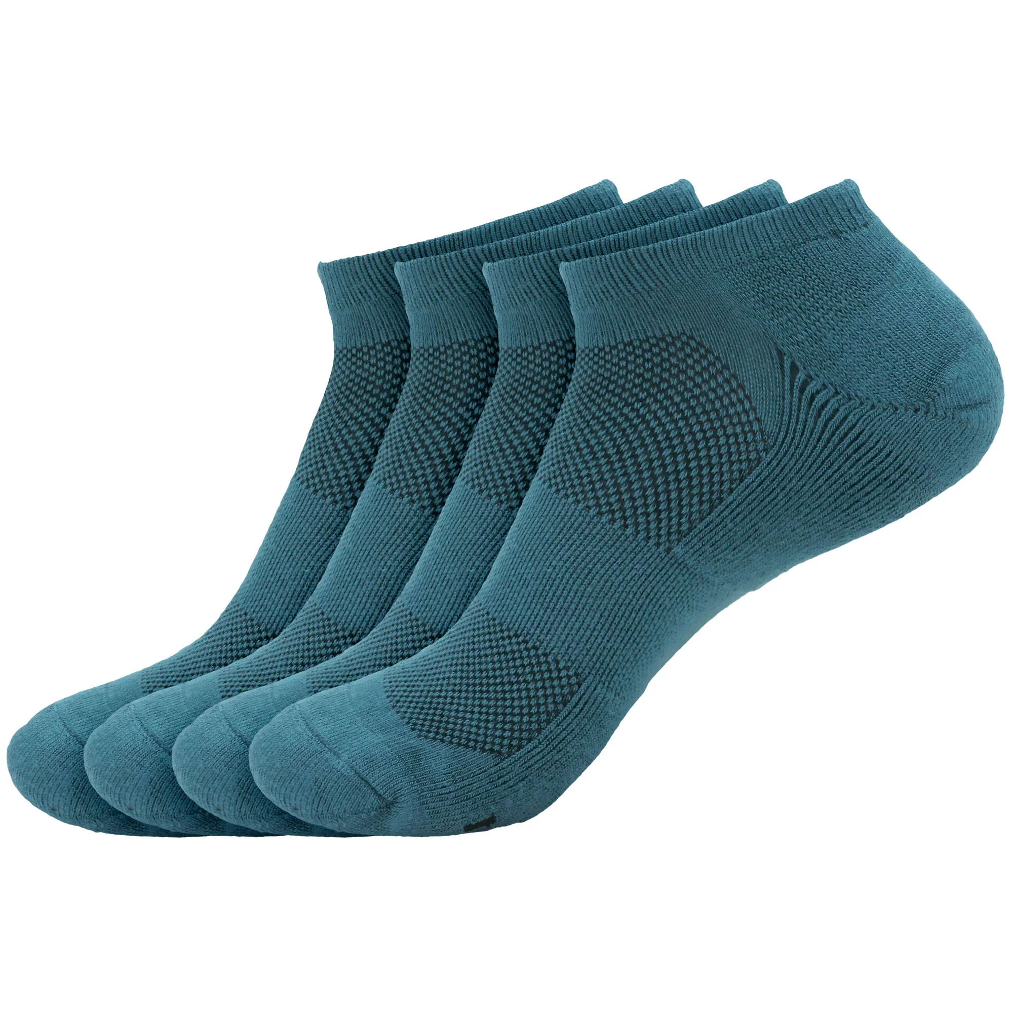 Unisex Bamboo Sports Ankle Socks: 4 Pairs - Image 21