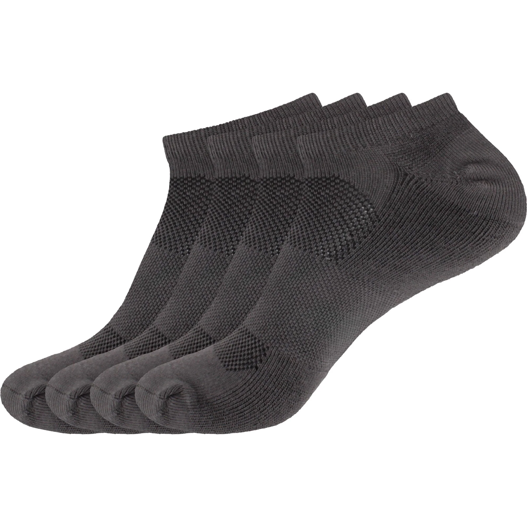 Unisex Bamboo Sports Ankle Socks: 4 Pairs - Image 26