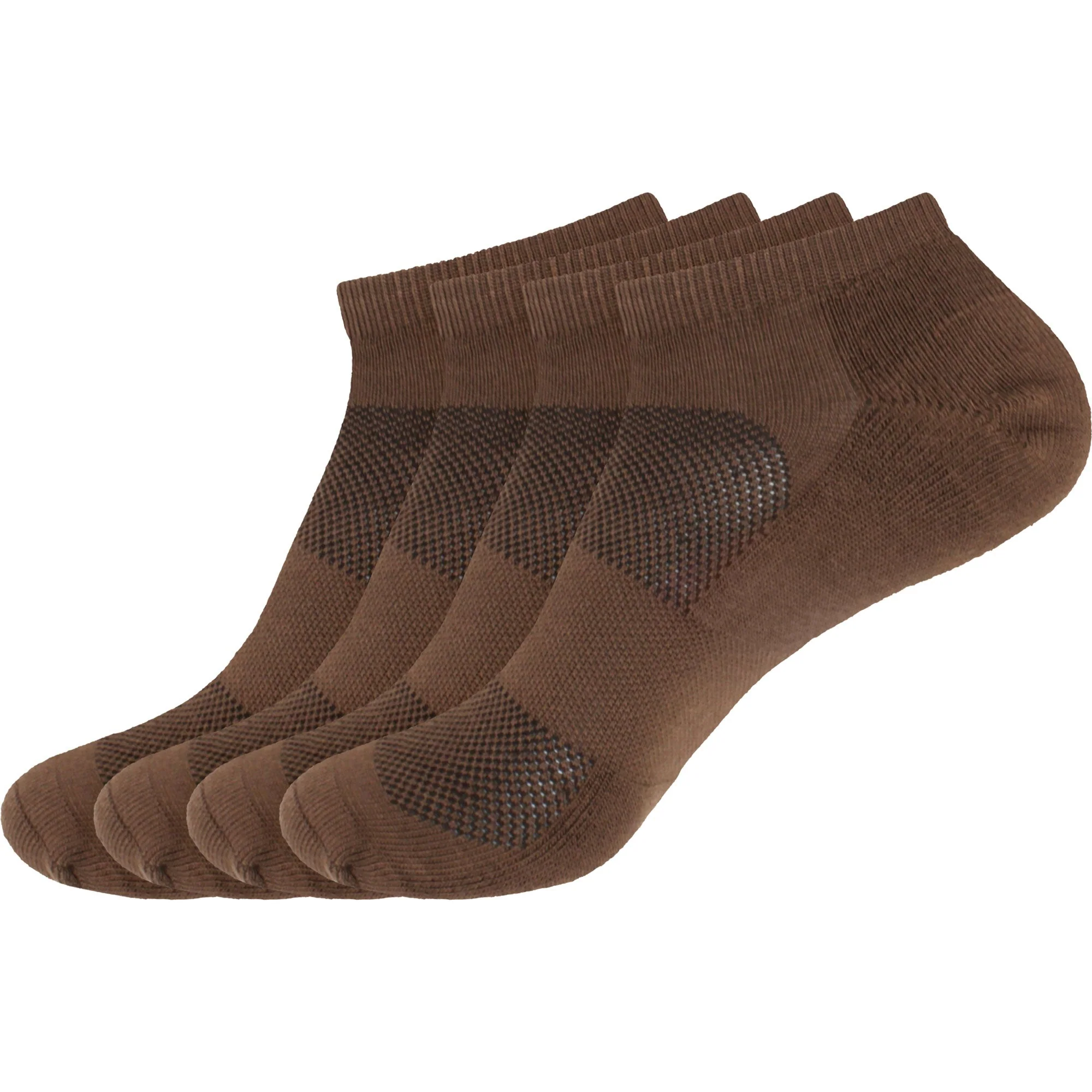 Unisex Bamboo Sports Ankle Socks: 4 Pairs - Image 30