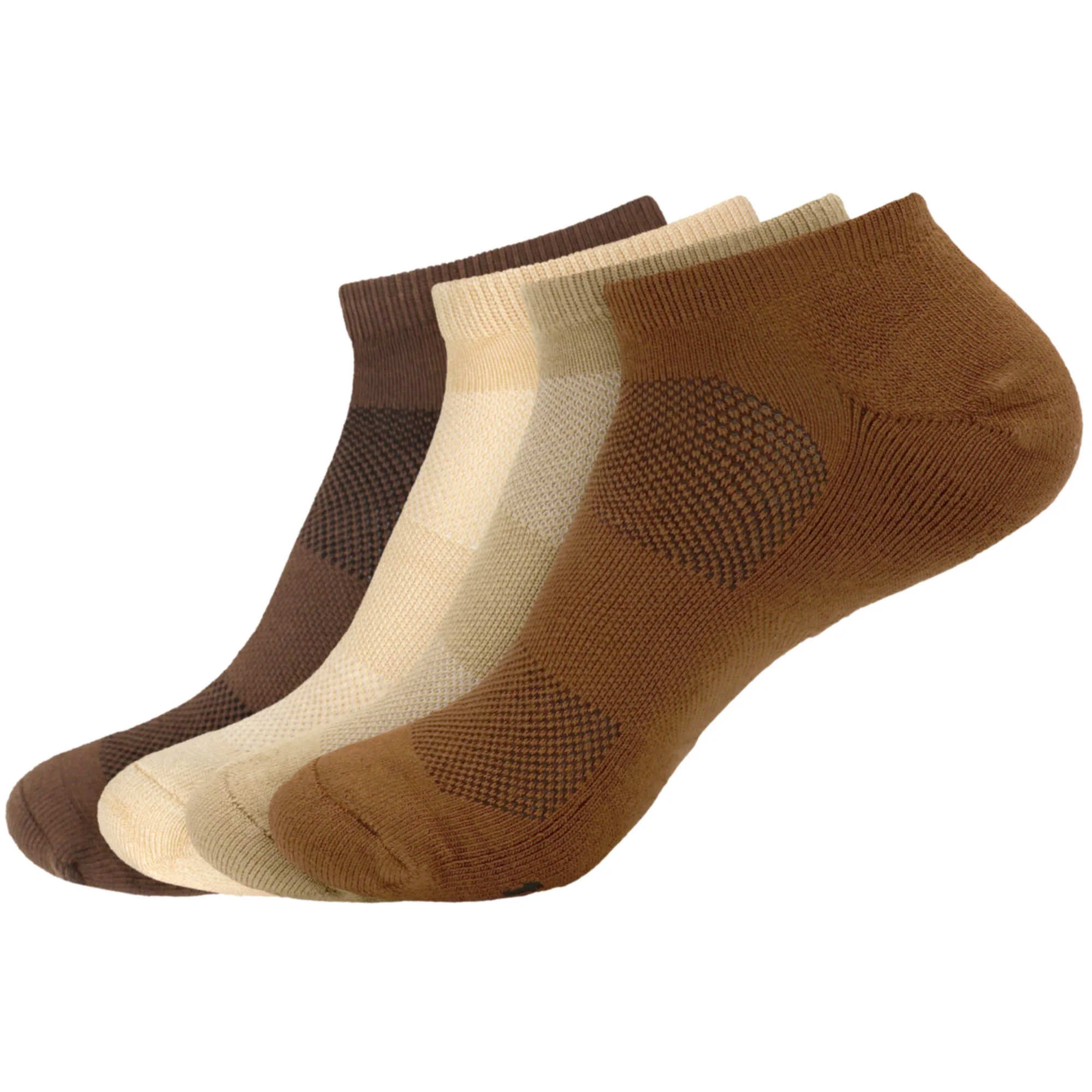 Unisex Bamboo Sports Ankle Socks: 4 Pairs - Image 41