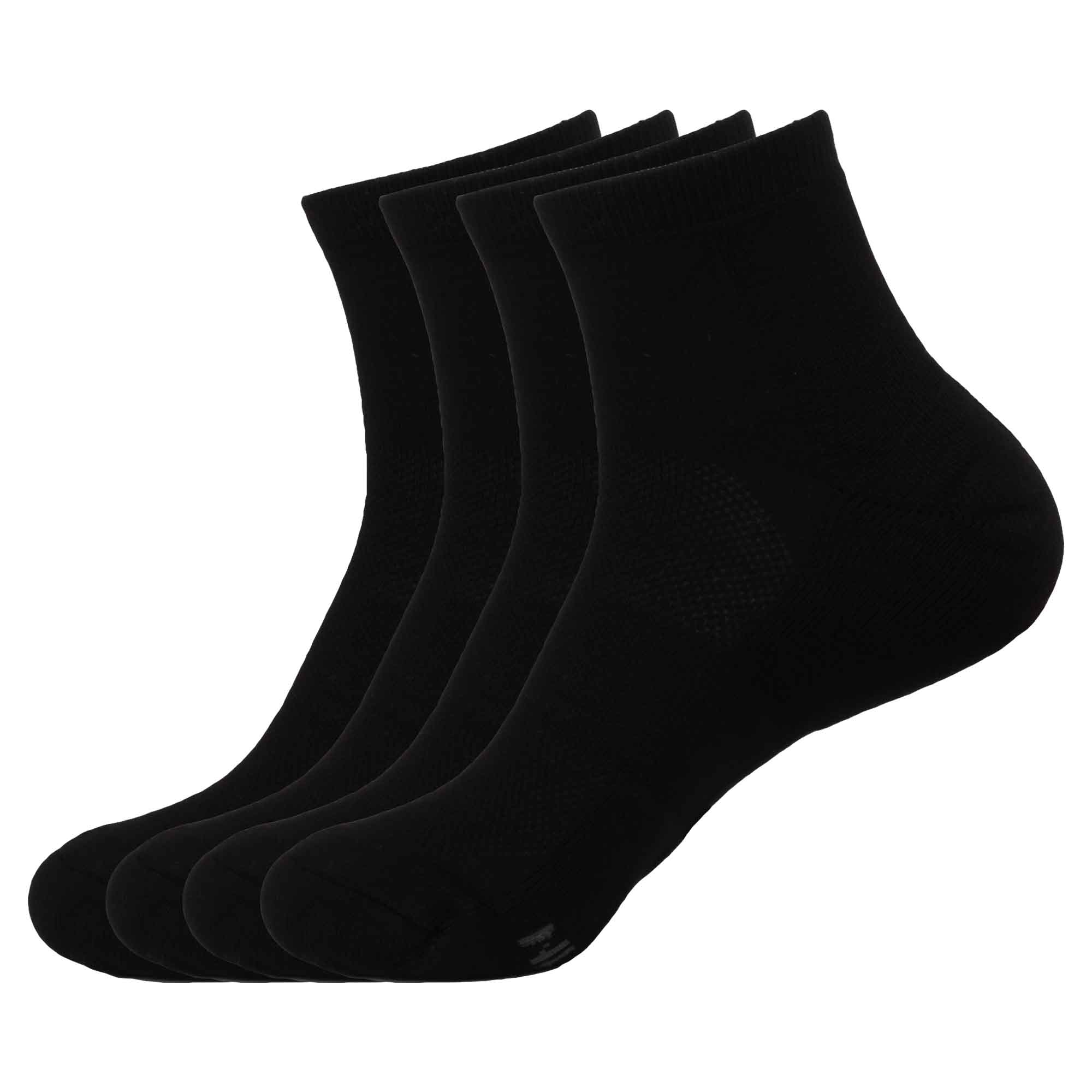 Unisex Quarter Bamboo Athletic Socks: 4 Pairs - Image 14