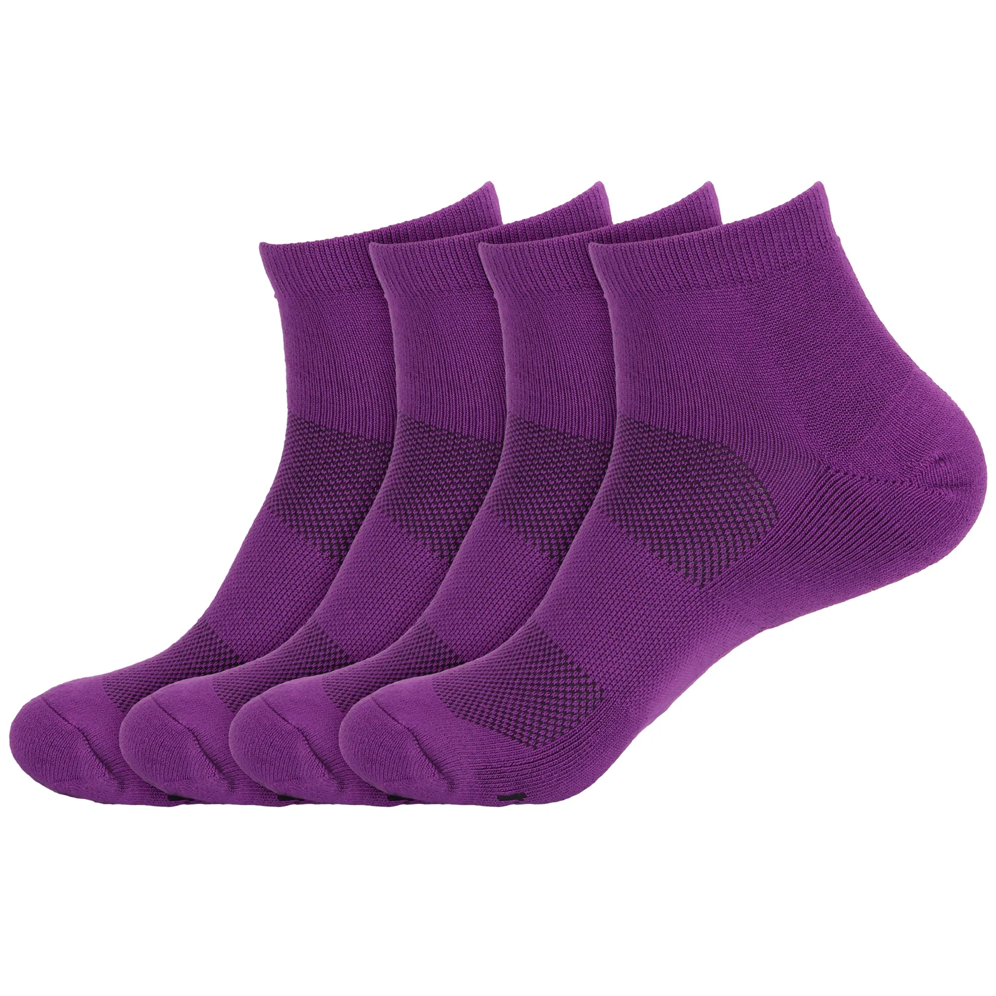 Unisex Quarter Bamboo Athletic Socks: 4 Pairs - Image 17
