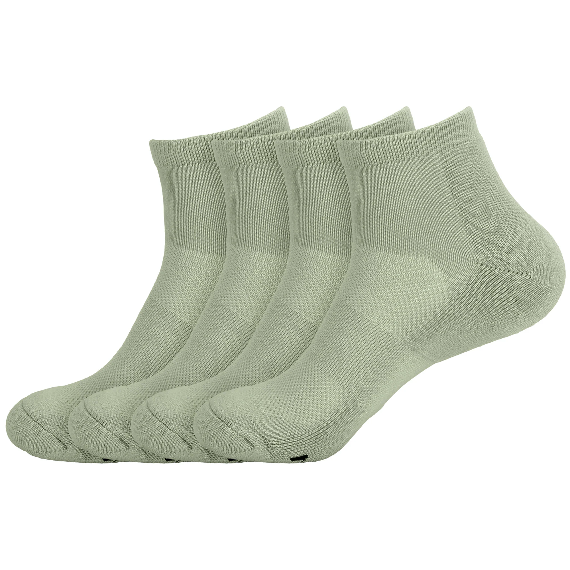 Unisex Quarter Bamboo Athletic Socks: 4 Pairs - Image 21