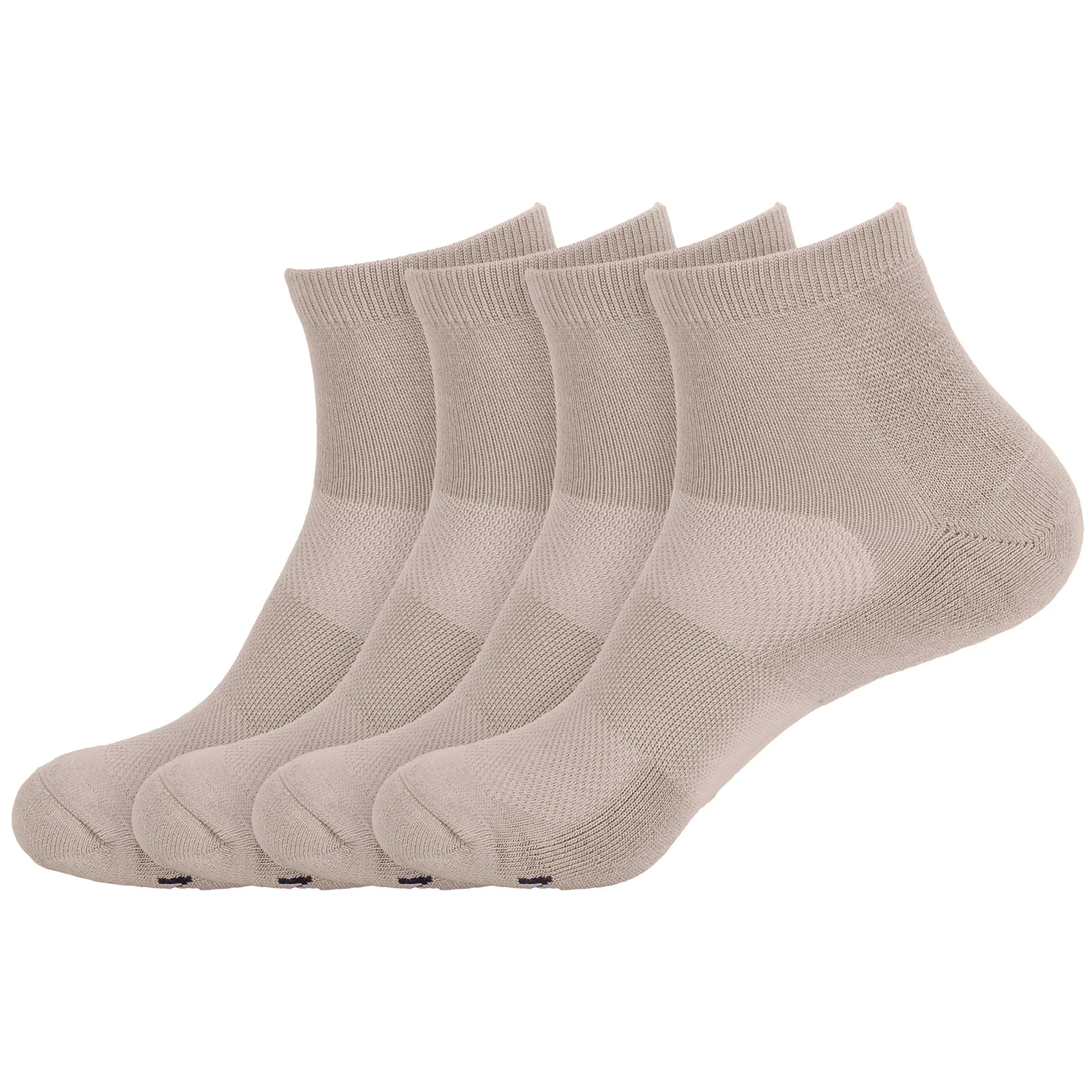 Unisex Quarter Bamboo Athletic Socks: 4 Pairs - Image 25