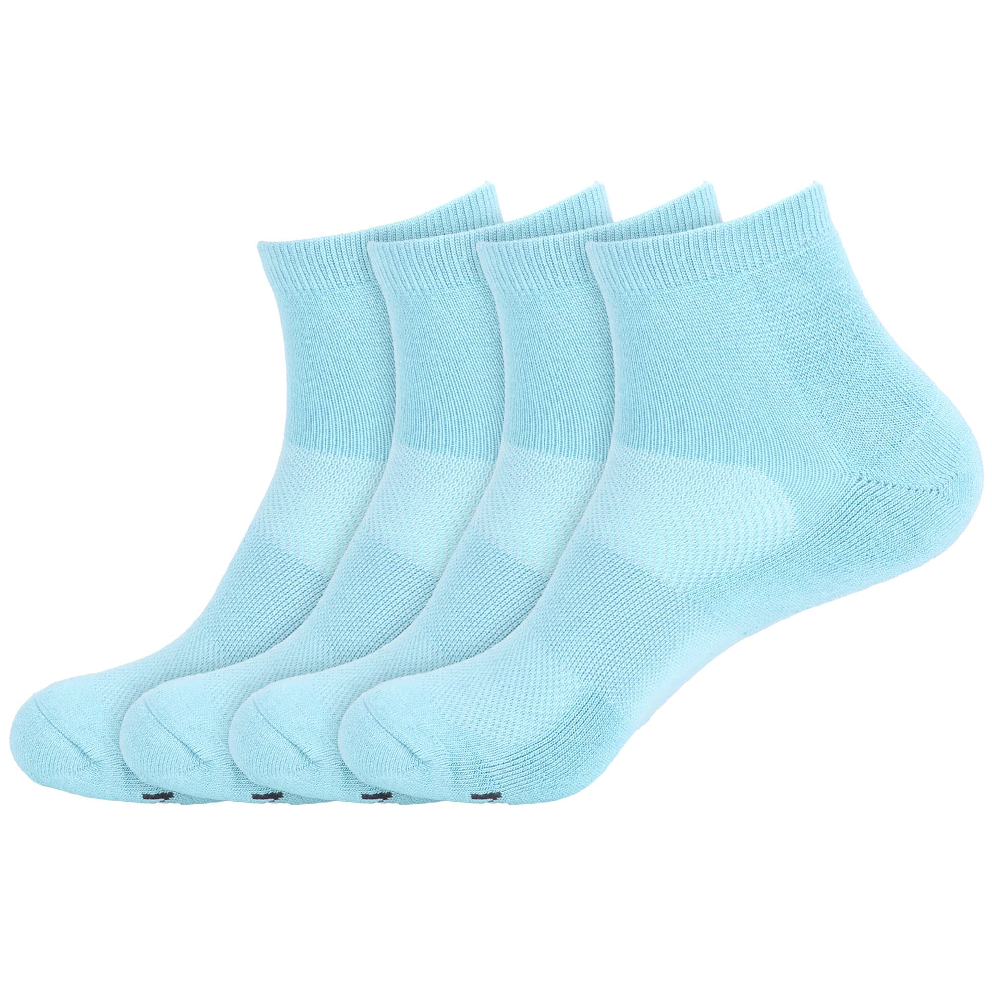 Unisex Quarter Bamboo Athletic Socks: 4 Pairs - Image 30