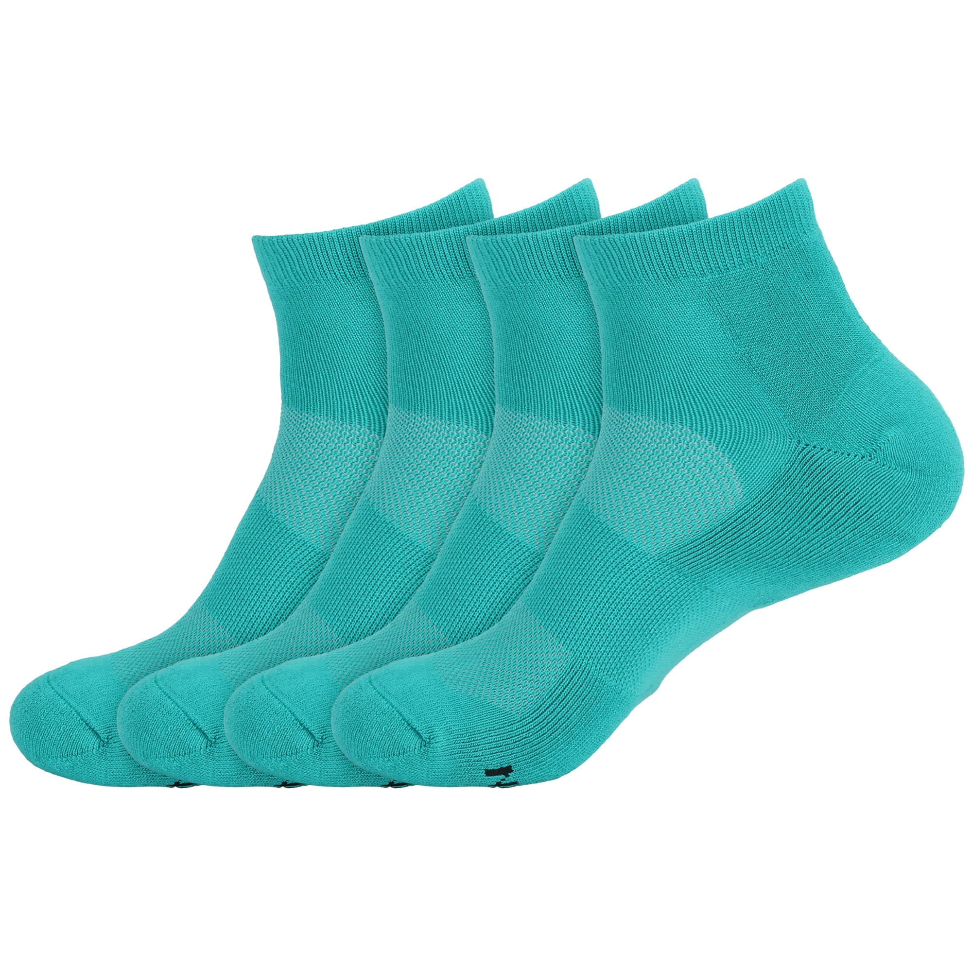 Unisex Quarter Bamboo Athletic Socks: 4 Pairs - Image 31