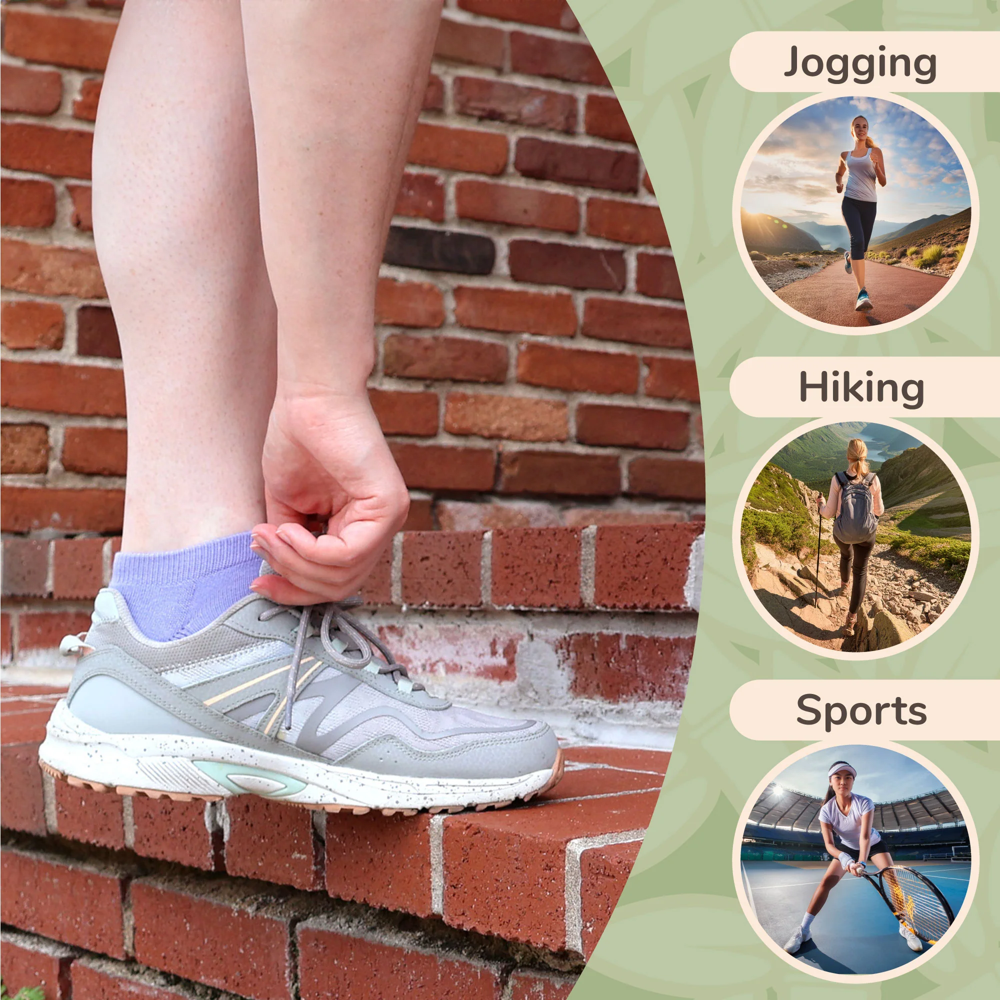 Unisex Quarter Bamboo Athletic Socks: 4 Pairs - Image 7