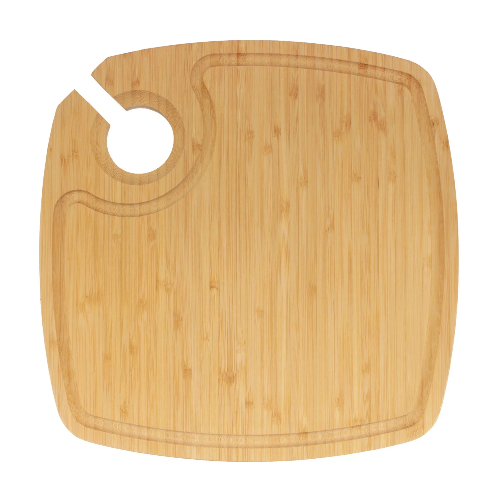 Reusable Bamboo Wine Glass Holder Plates - Image 5