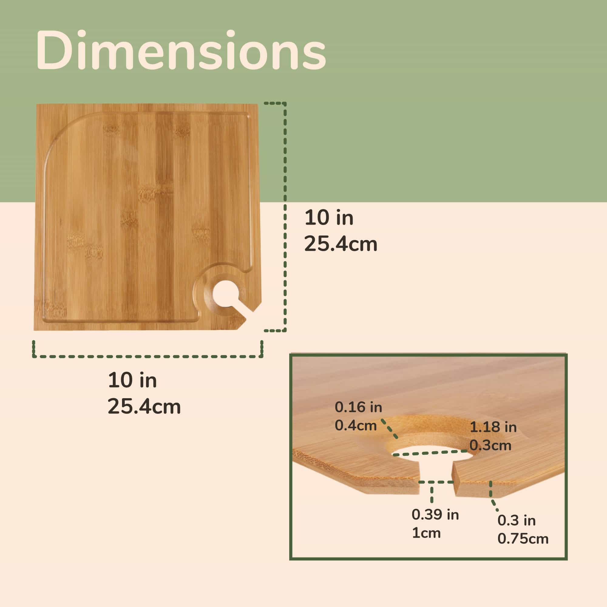 Bamboo Appetizer Plates with Wine Glass Holder - Image 4