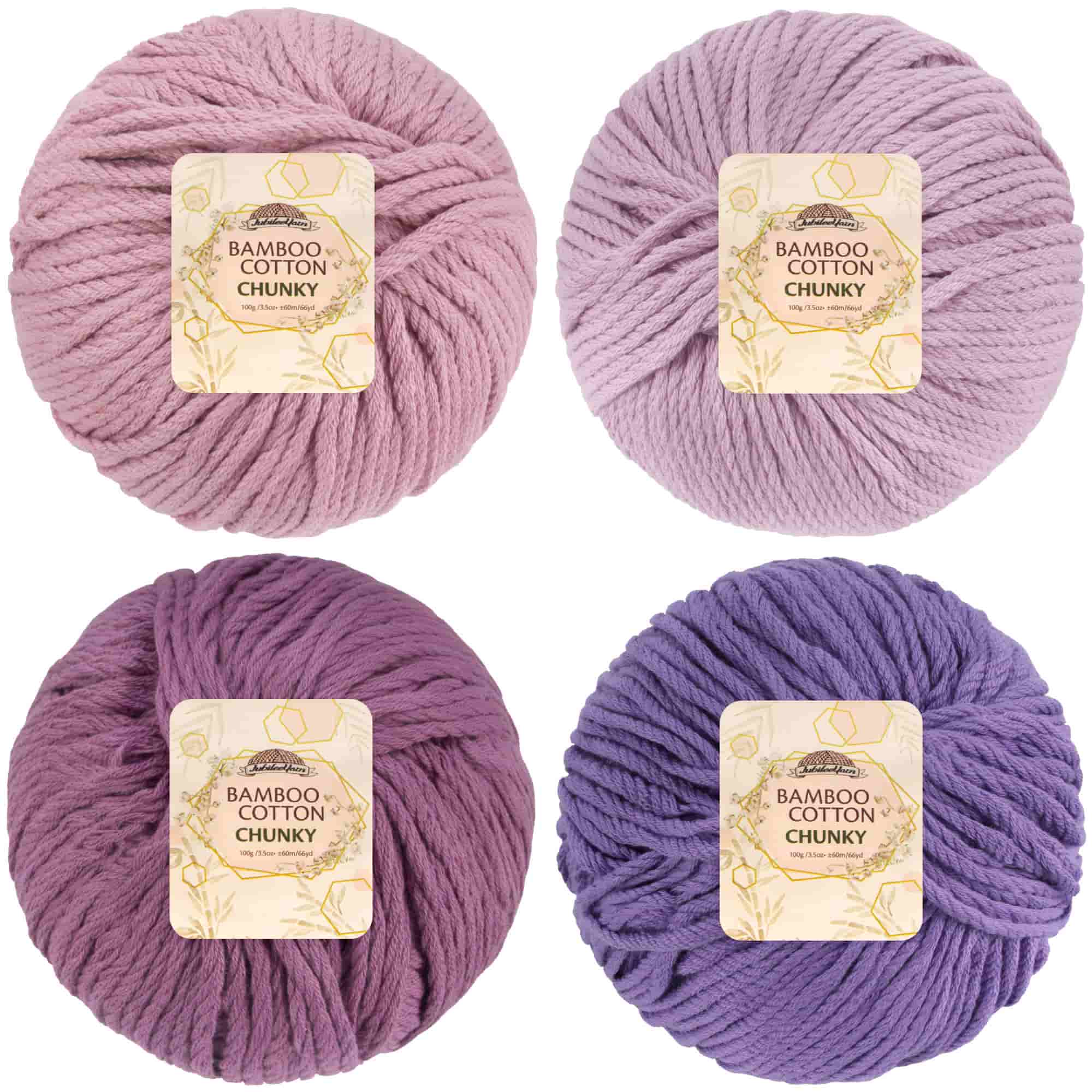 Bamboo Cotton Chunky Yarn: 4 Ball Packs - Image 74
