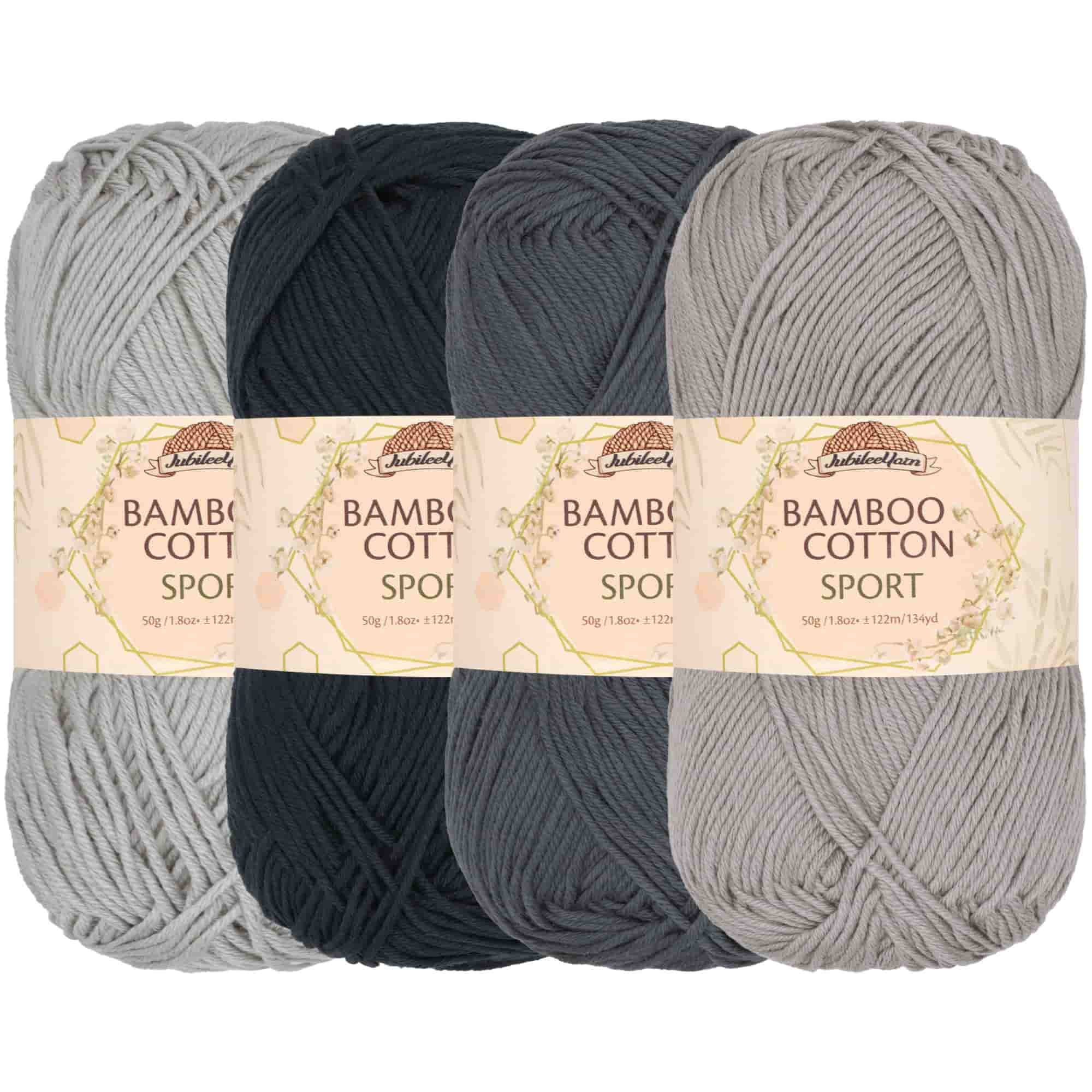 Bamboo Cotton Sport Yarn: 4 Skein Packs - Image 68