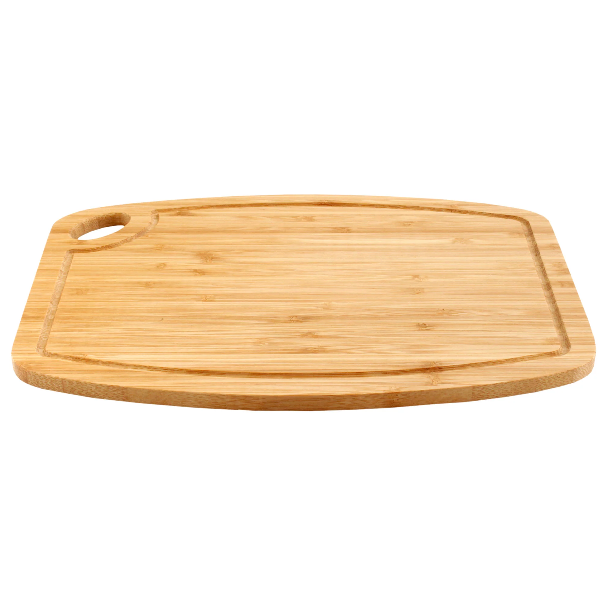 Vertical Cut Bamboo Cutting Board with Hanging Hole 11.75" x 8.63" x 0.40"/0.75" - Image 10