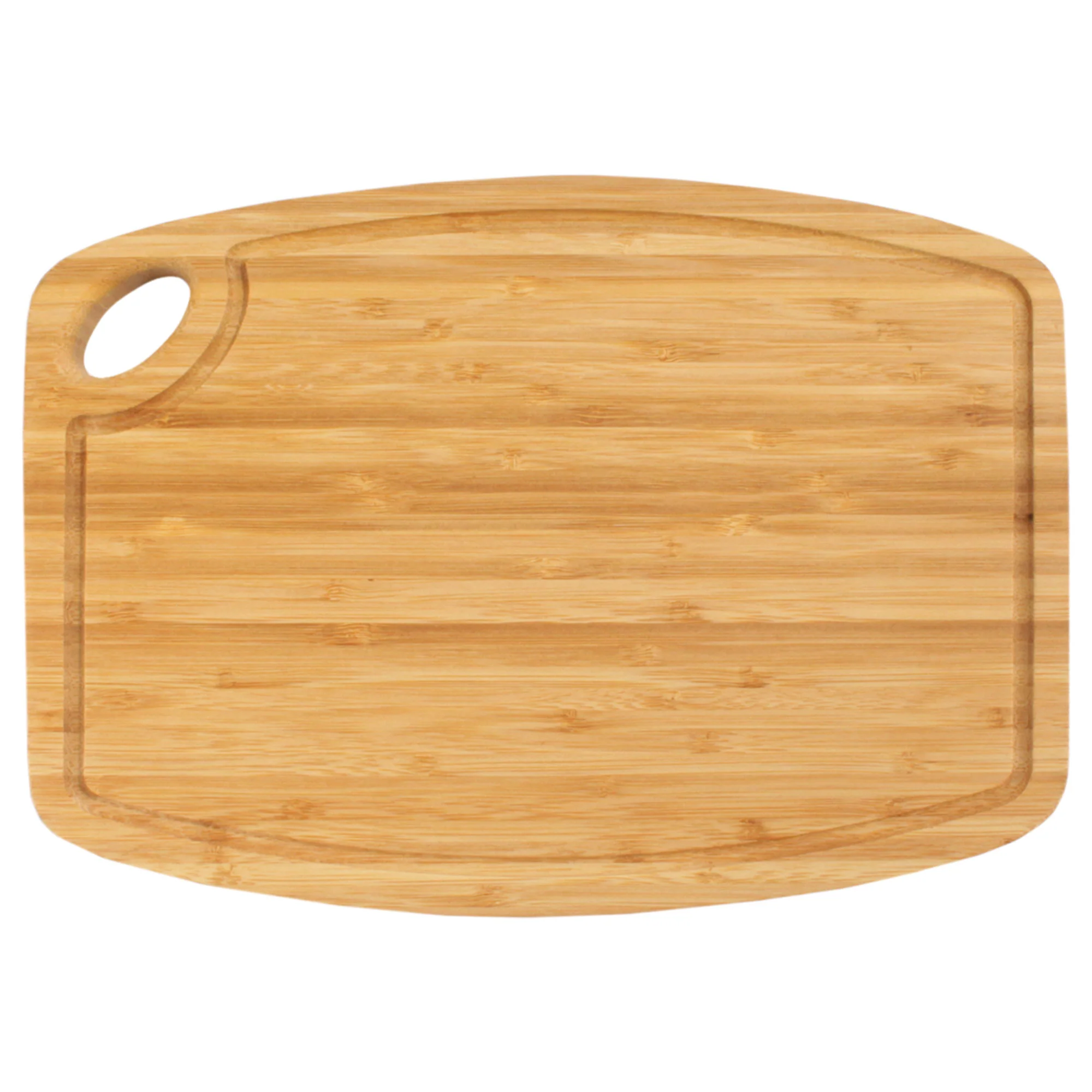 Vertical Cut Bamboo Cutting Board with Hanging Hole 11.75" x 8.63" x 0.40"/0.75" - Image 7