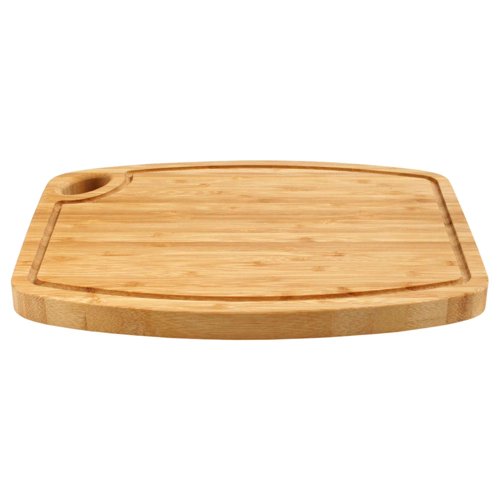 Vertical Cut Bamboo Cutting Board with Hanging Hole 11.75" x 8.63" x 0.40"/0.75" - Image 9