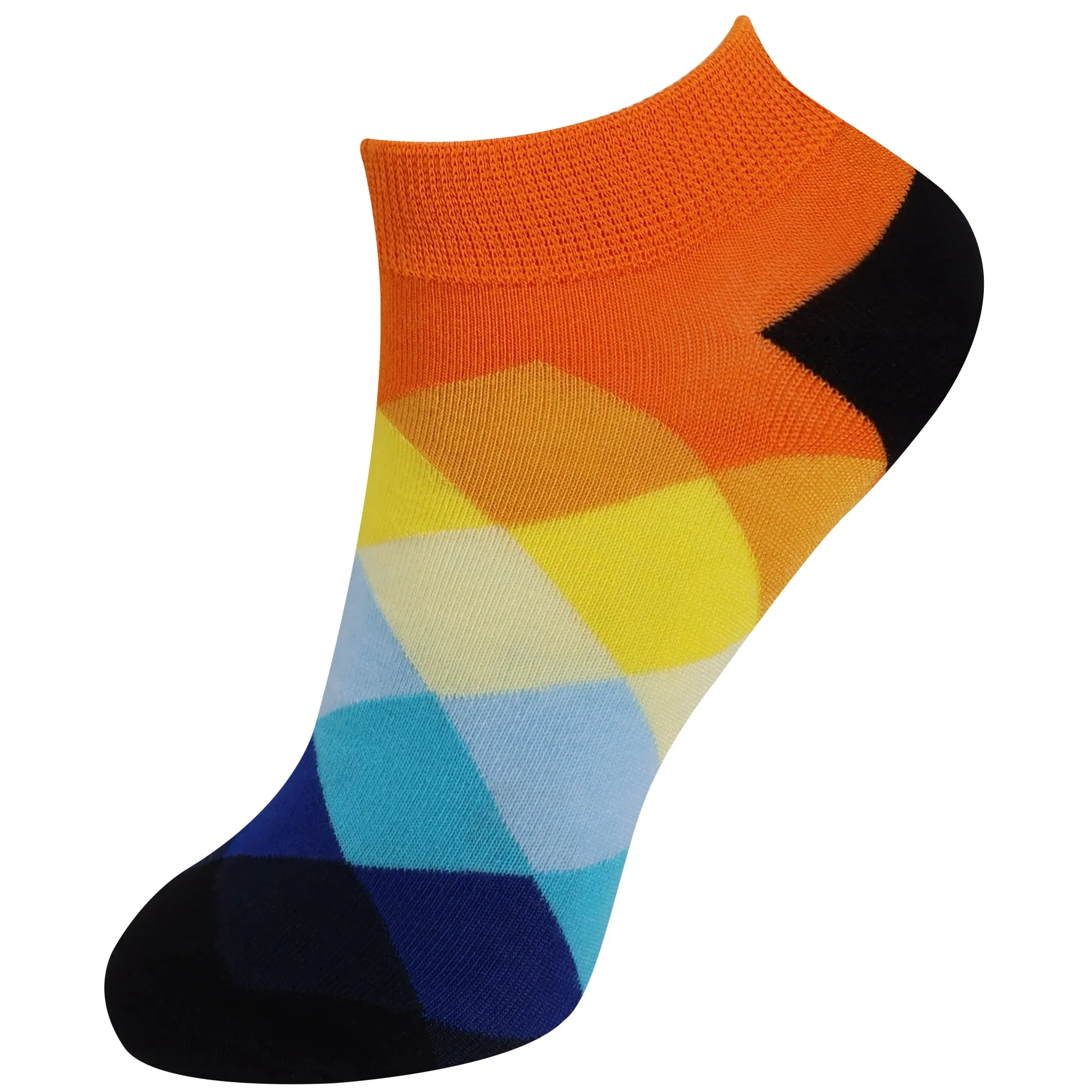 Unisex Bamboo Rayon Diamond Trails Ankle Socks - Image 10