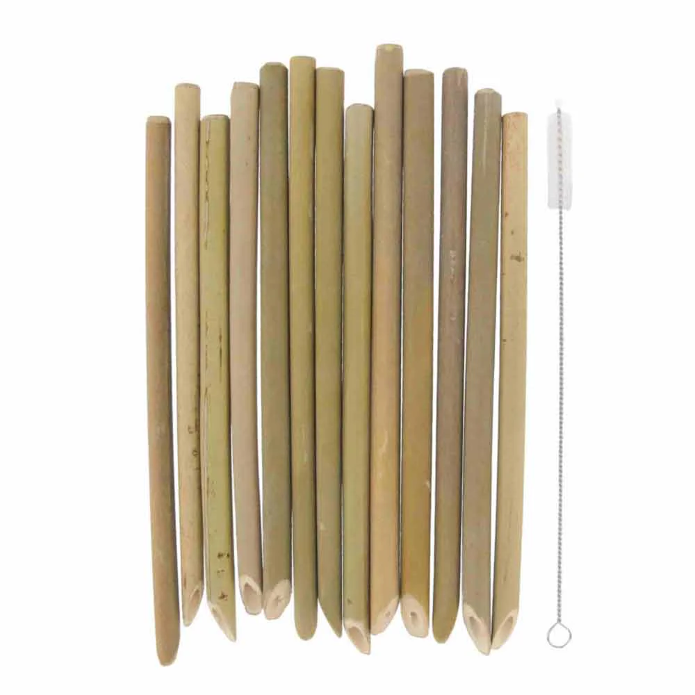 Thick Bamboo Straws