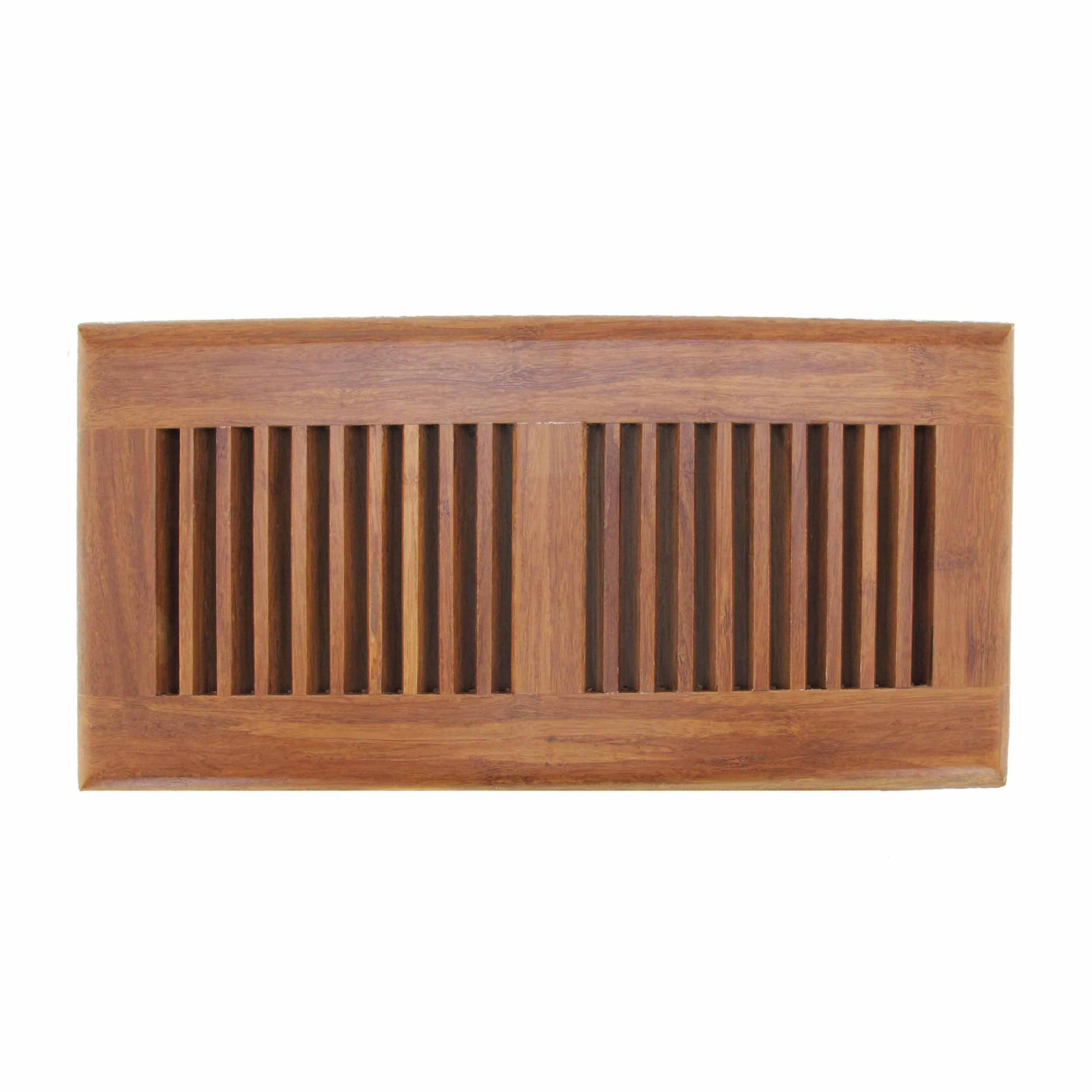 Strand Woven Bamboo Floor Register Vent Cover - 6" x 14"