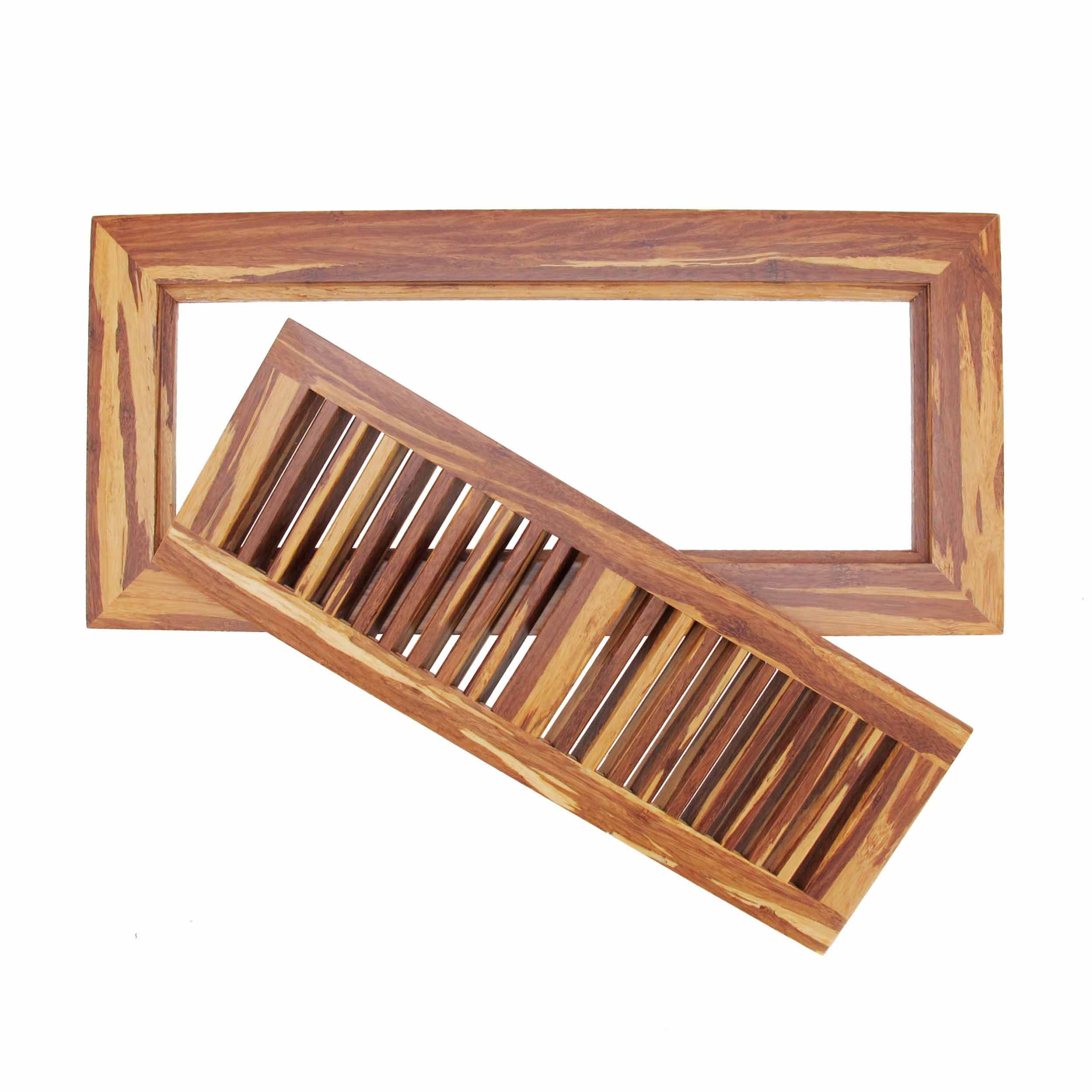 Strand Woven Bamboo Floor Register Vent Cover - 6.75" x 14.75" - Image 3