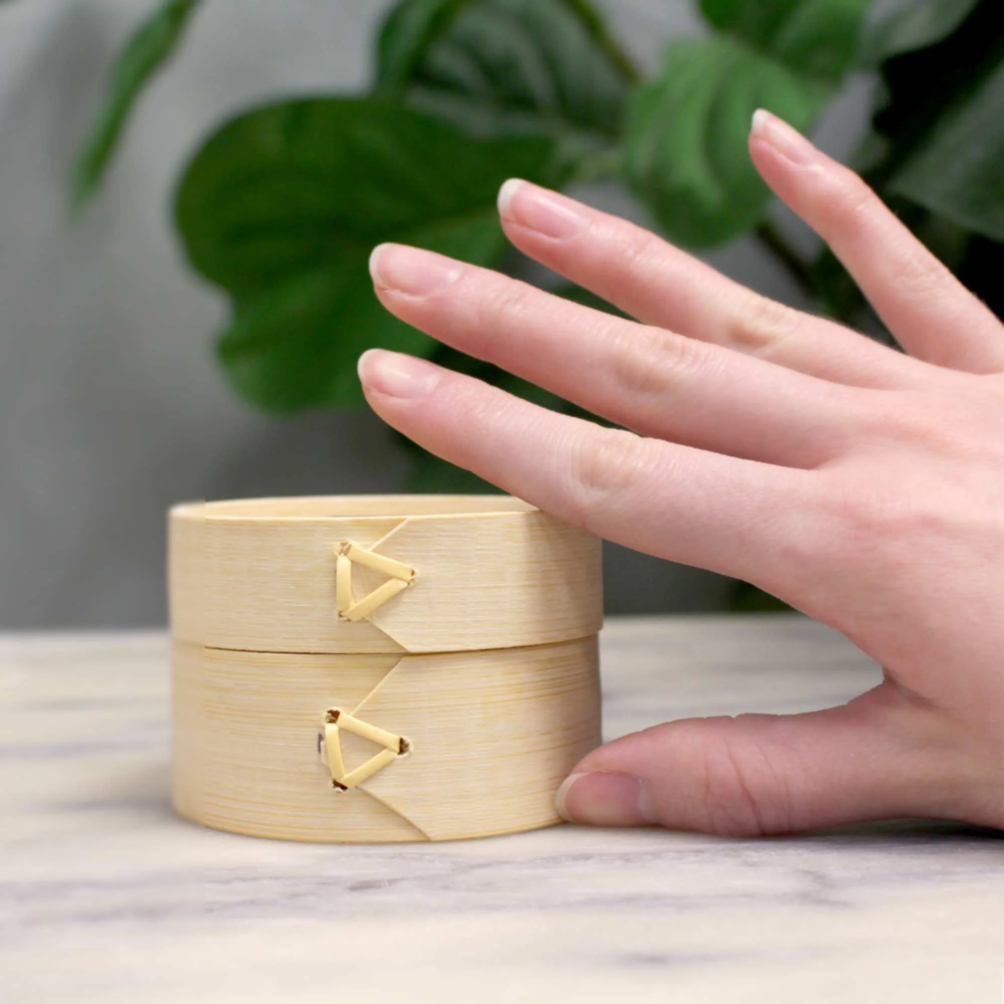Bamboo Mini Steamer with Lid - Image 6