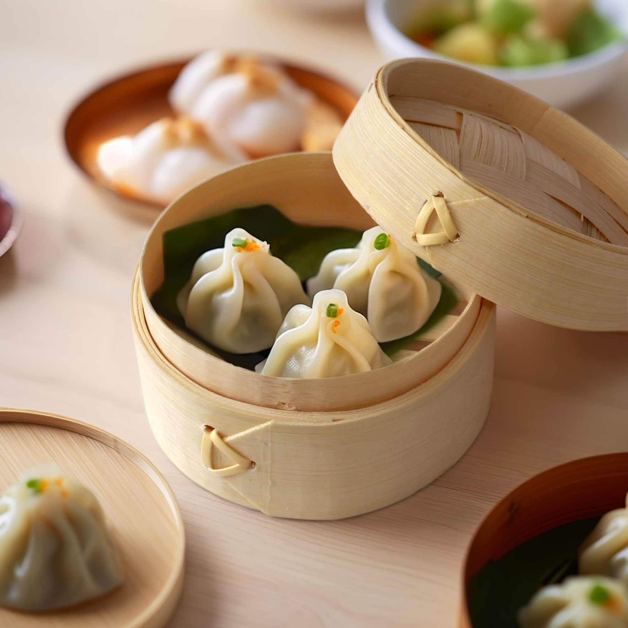 Bamboo Mini Steamer with Lid - Image 7