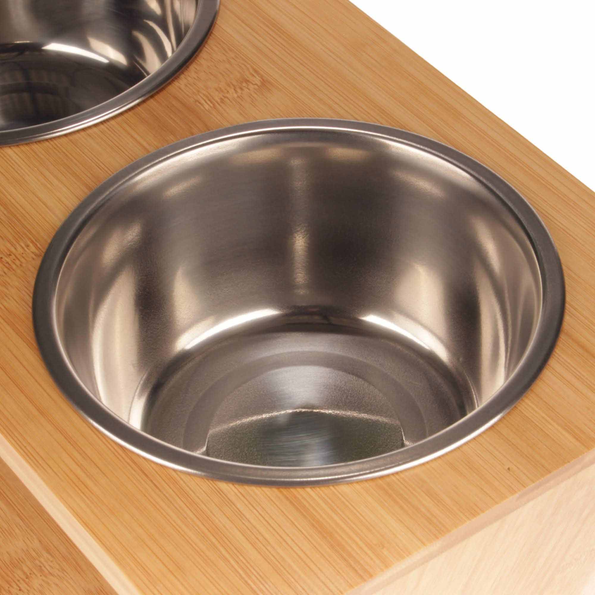Bamboo Pet Feeder Stand - Image 14