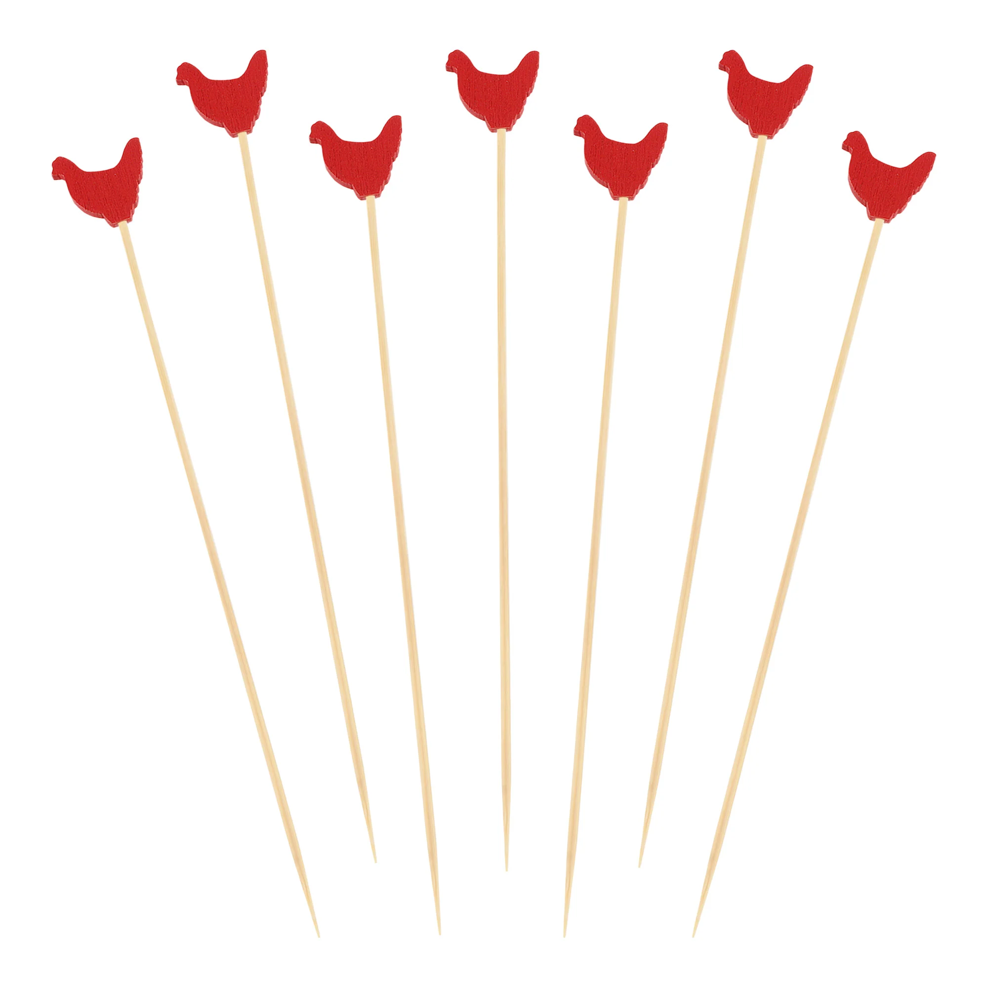 Rooster Bamboo Food Picks - Image 10