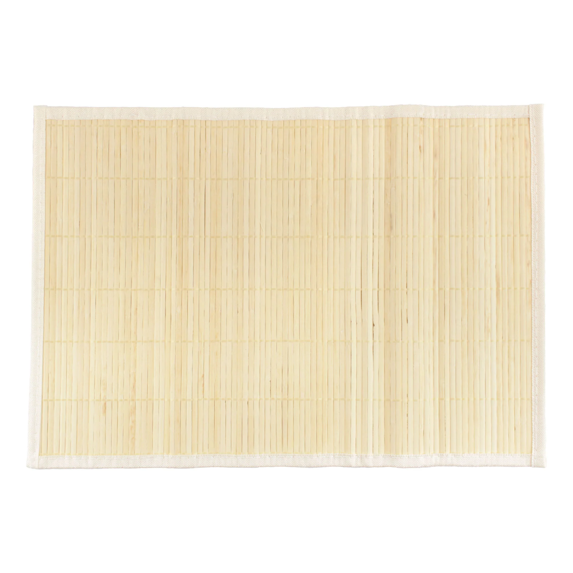 Bamboo Slat Placemats with Fabric Border - Image 9