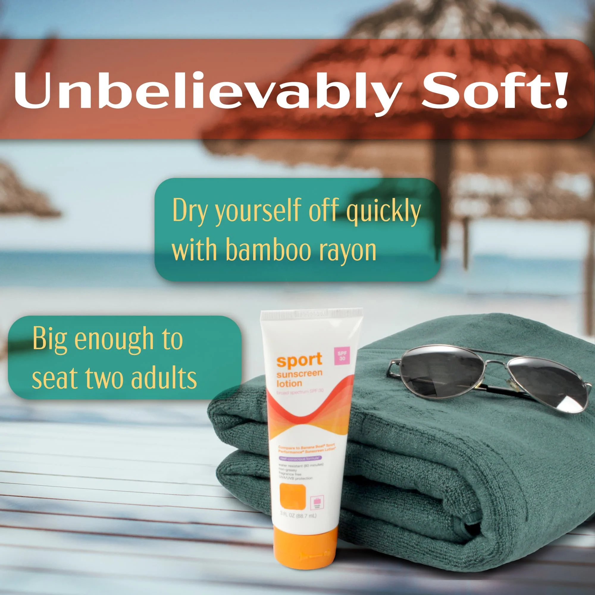 Sports Towels: Bamboo, 700 GSM - Image 4