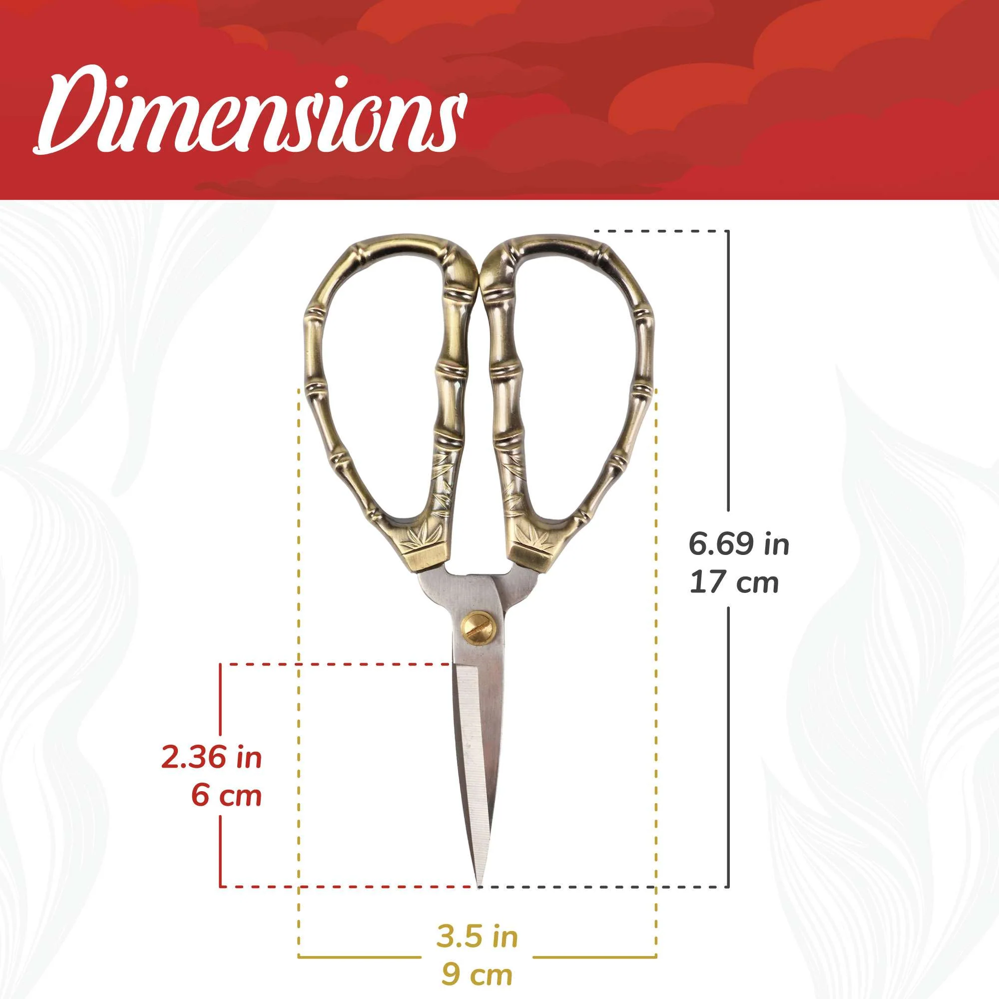 Bamboo Stalk Craft Scissors - Image 3