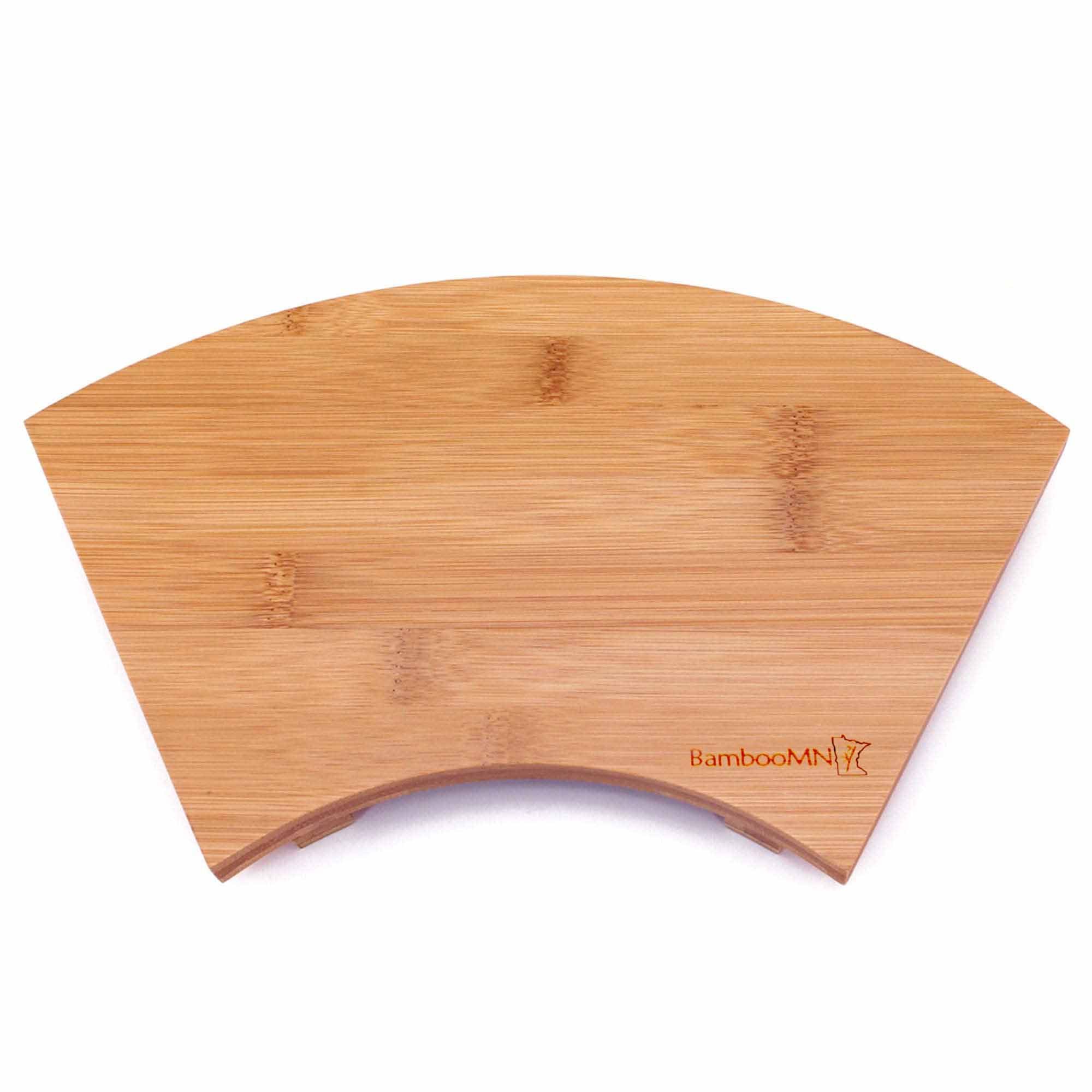 Bamboo Sushi Board Fan-Shape Serving Tray - Image 3