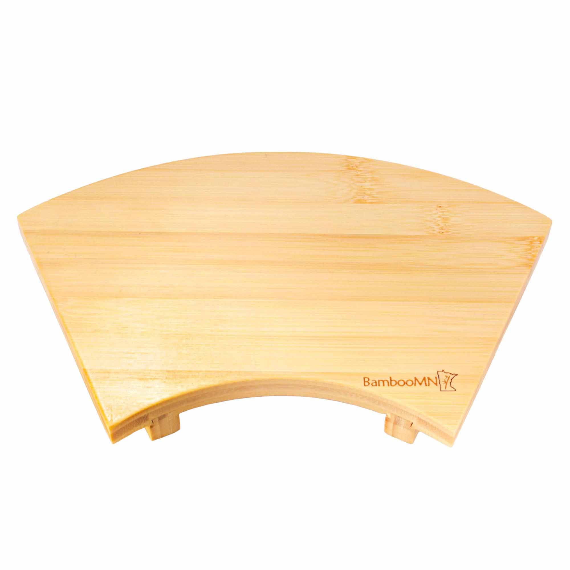 Bamboo Sushi Board Fan-Shape Serving Tray - Image 6