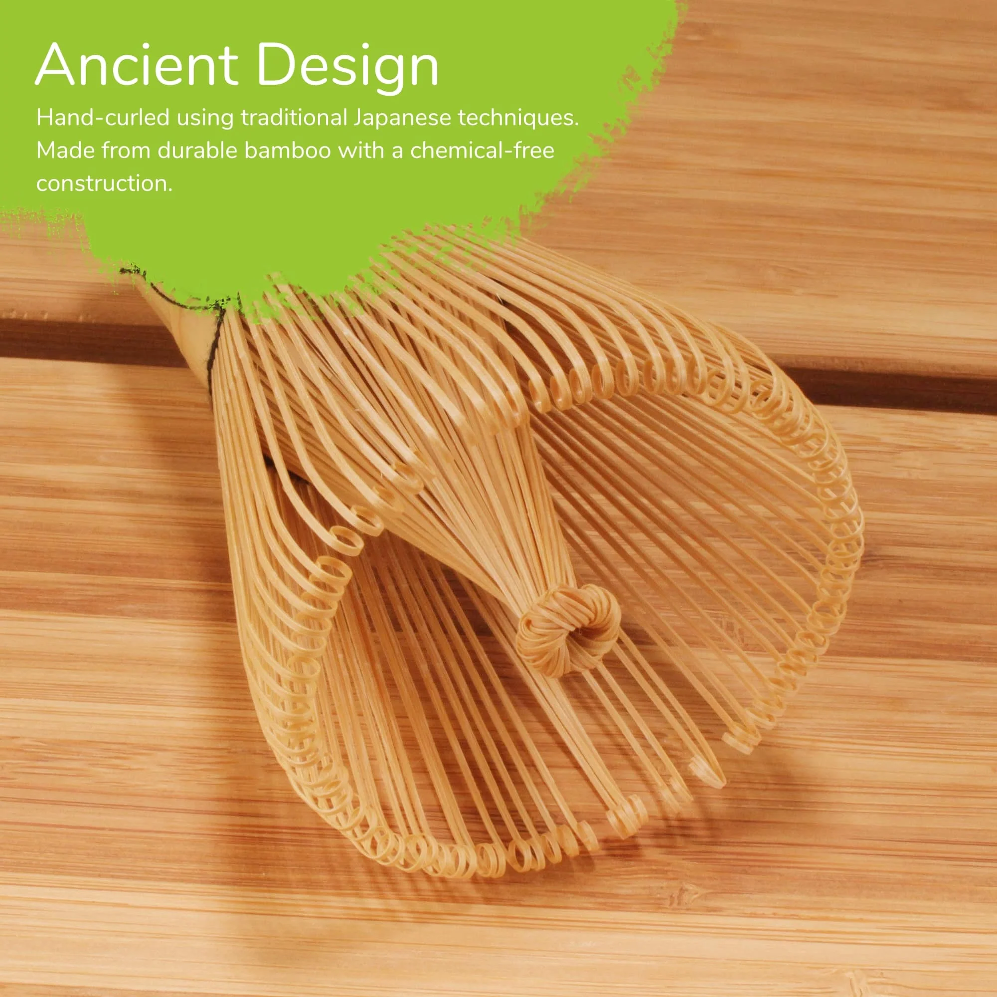 Bamboo Tea Whisk, Chashaku, and Teaspoon Set - Image 5