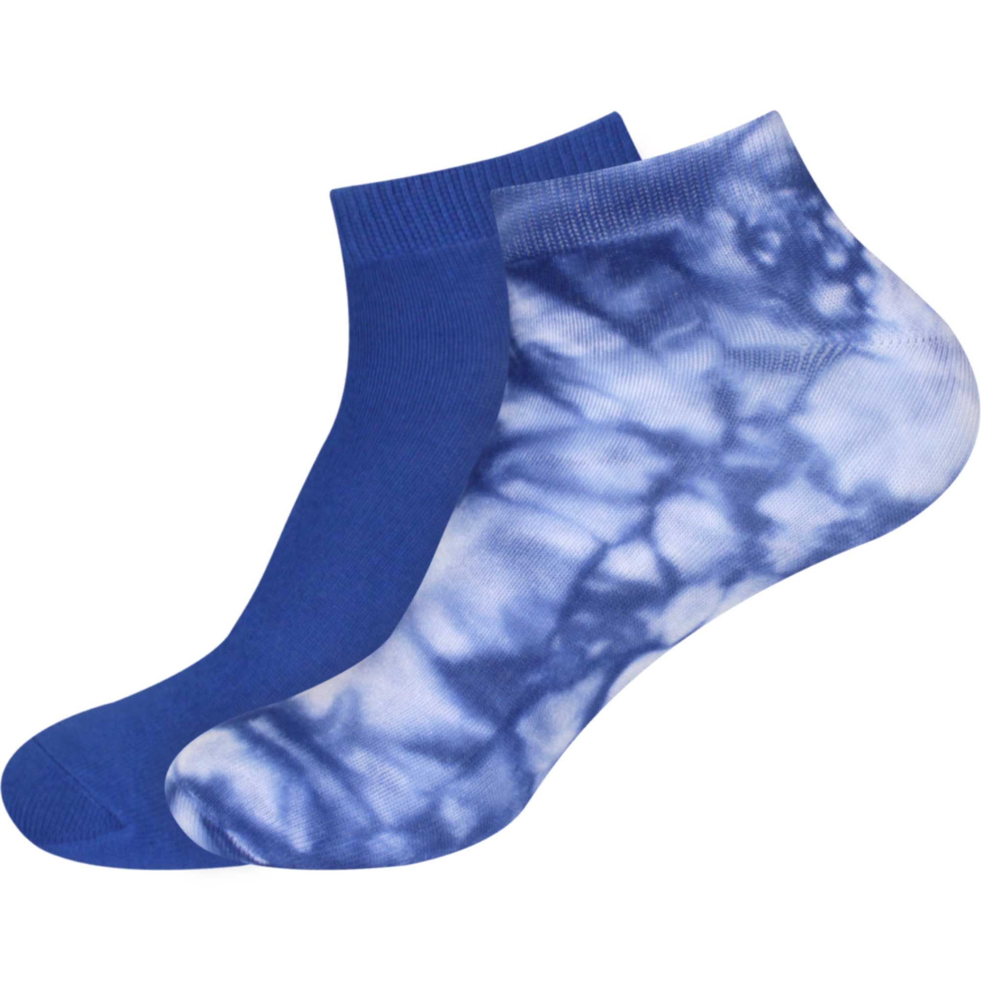 Men's Bamboo Tie Dye Ankle Socks: 2 Pairs - Image 14