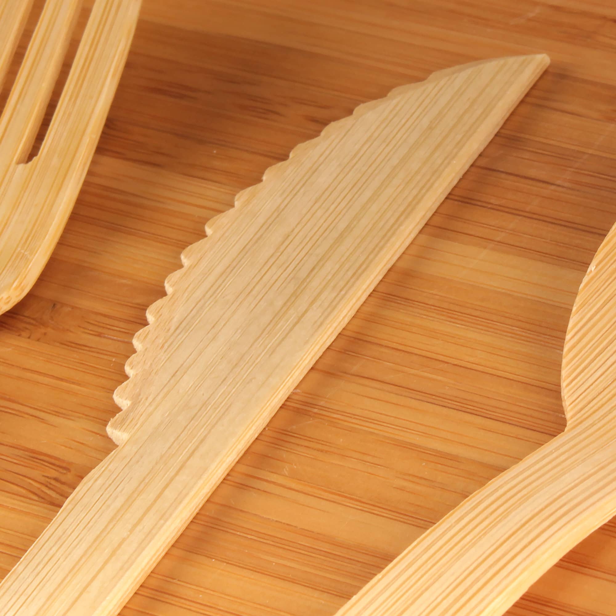Bulk Catering Bamboo Veneer Utensils - Image 6