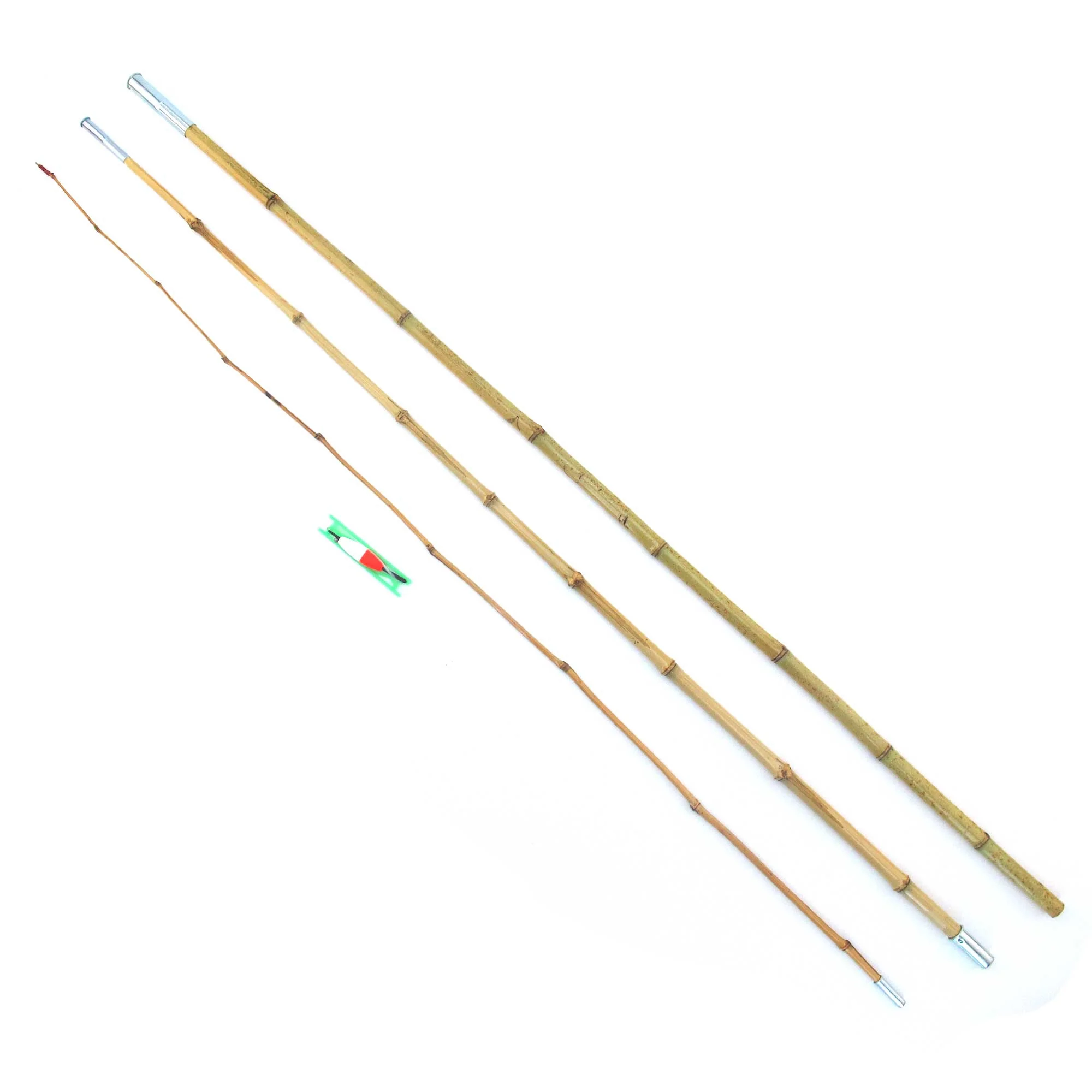 Bamboo Vintage Cane Fishing Pole with Bobber, Hook, Line and Sinker - Image 5