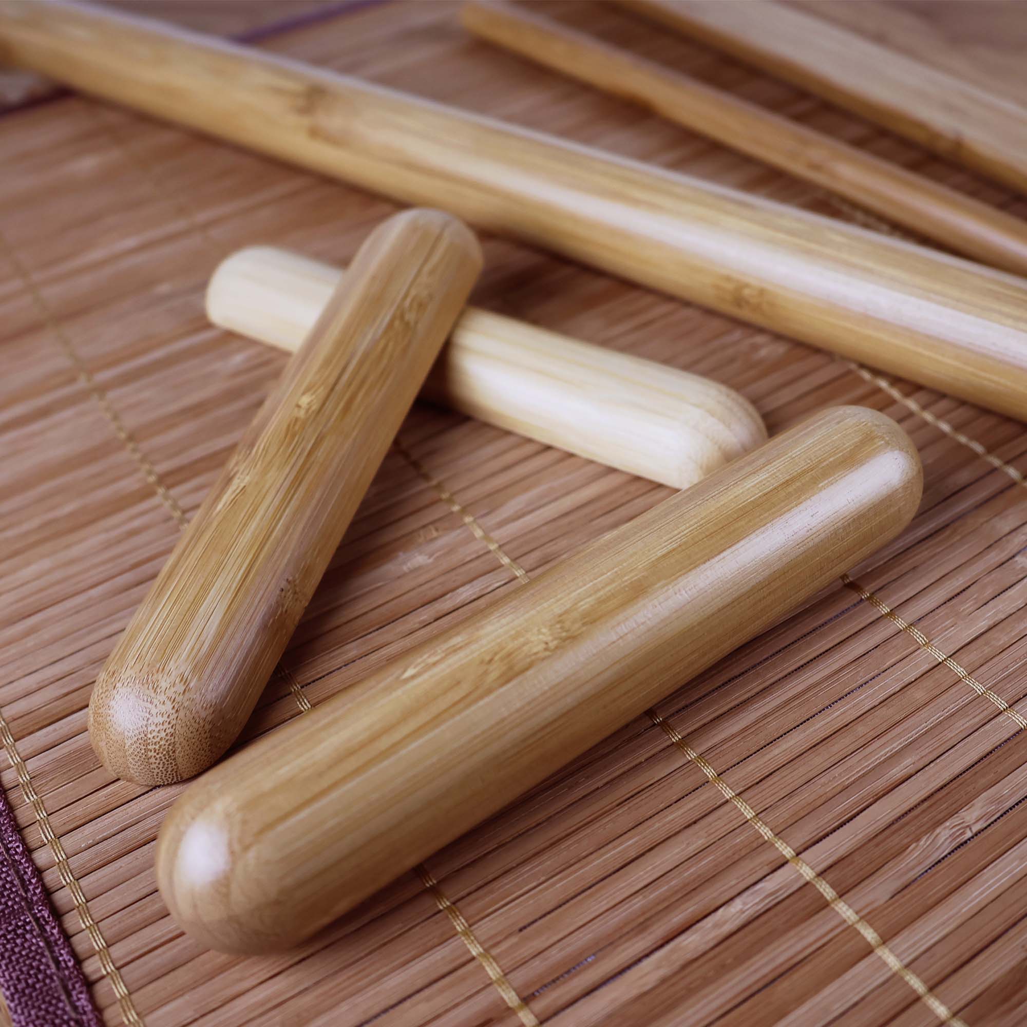 BambooMN Bamboo Massage Stick Set - Image 4