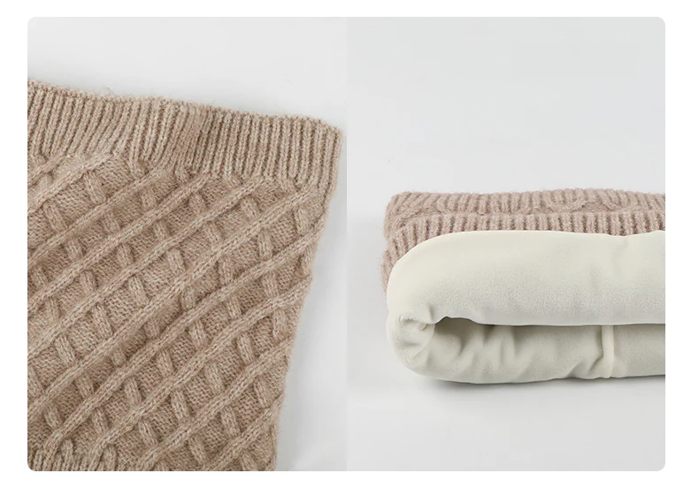 Unisex Winter Pom Pom Hat, Infinity Scarf and Glove Set - Image 5