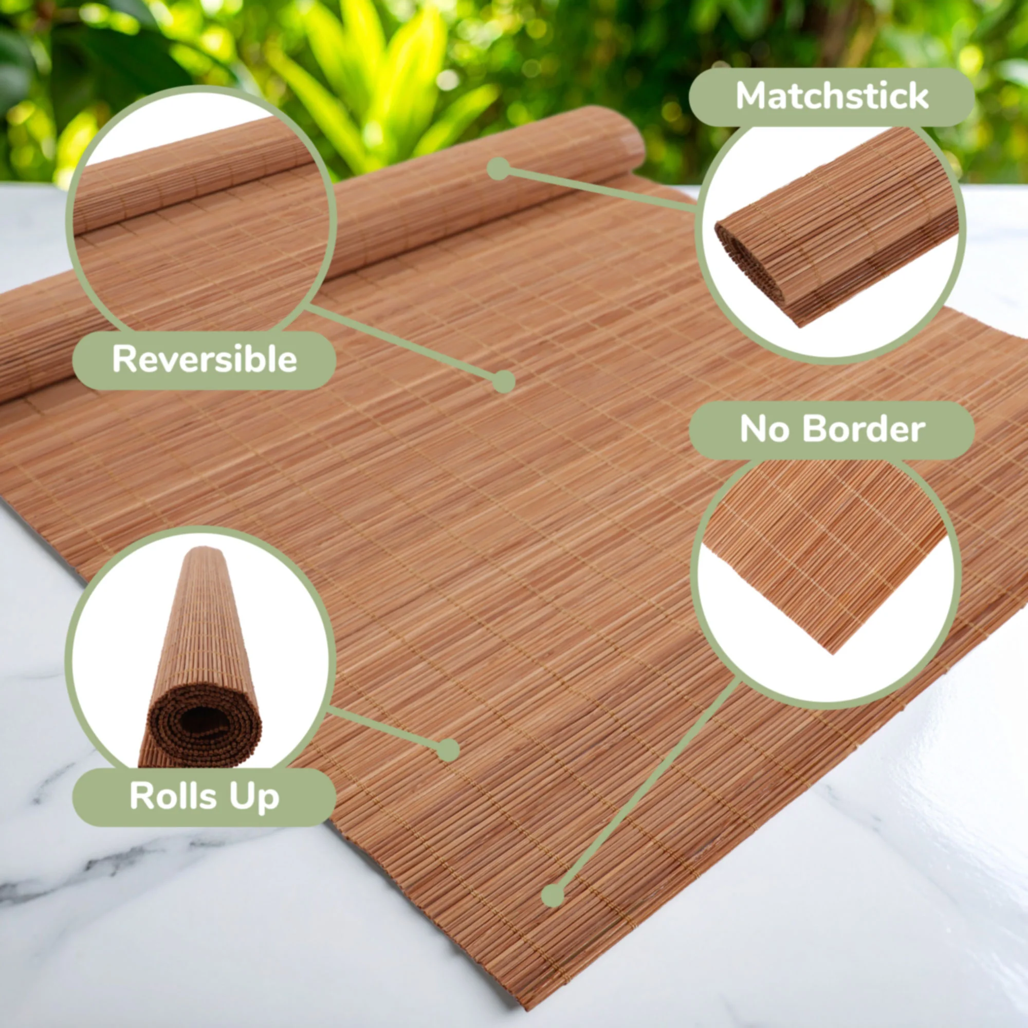 Bamboo Sushi Style Placemats - Image 14