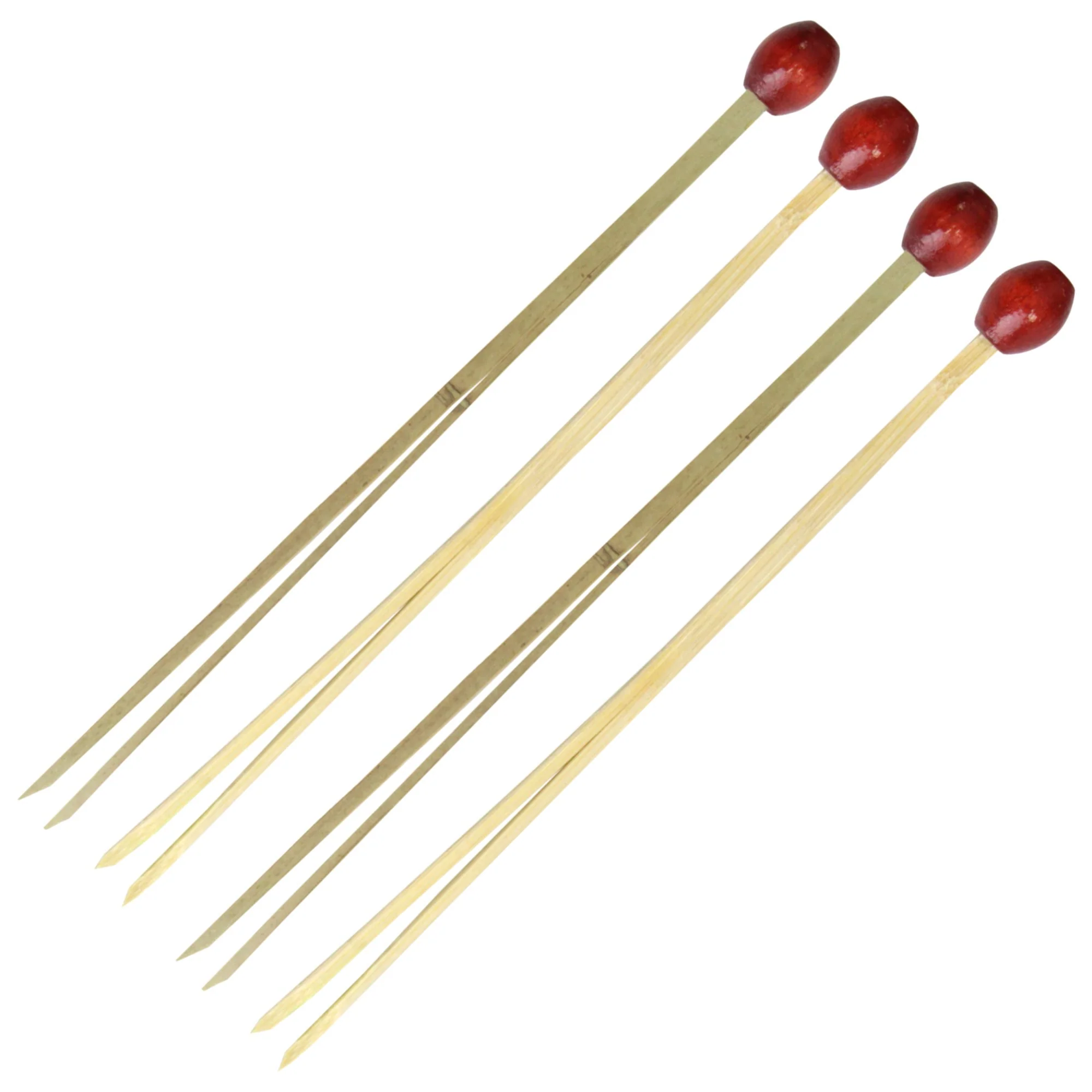 Brown Ball Double Bamboo Food Picks - Image 8