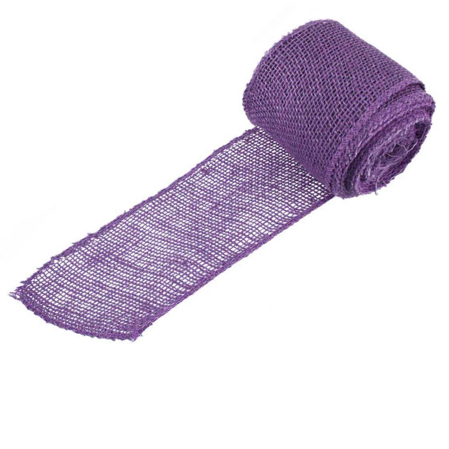 3'' Jute Burlap Ribbon Rolls - Image 15