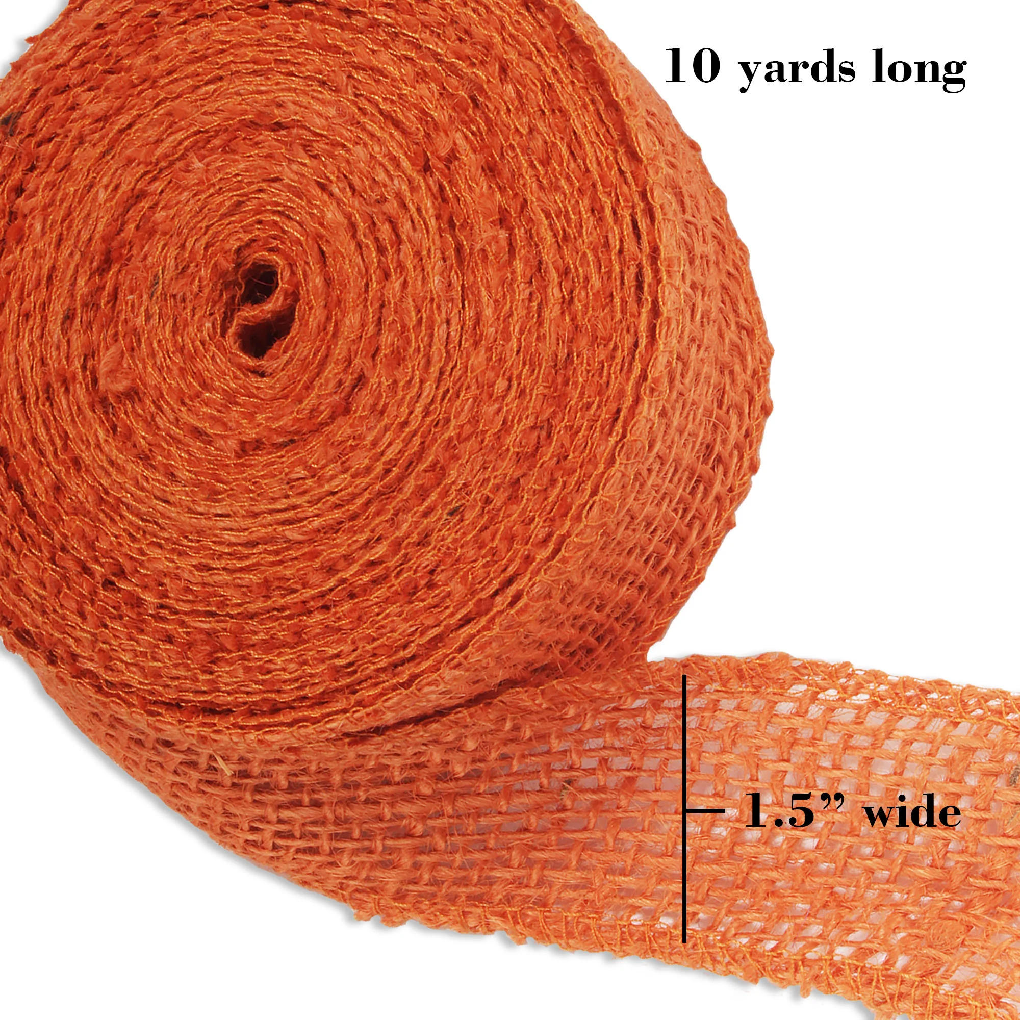 1.5'' Burlap Ribbon - Image 4