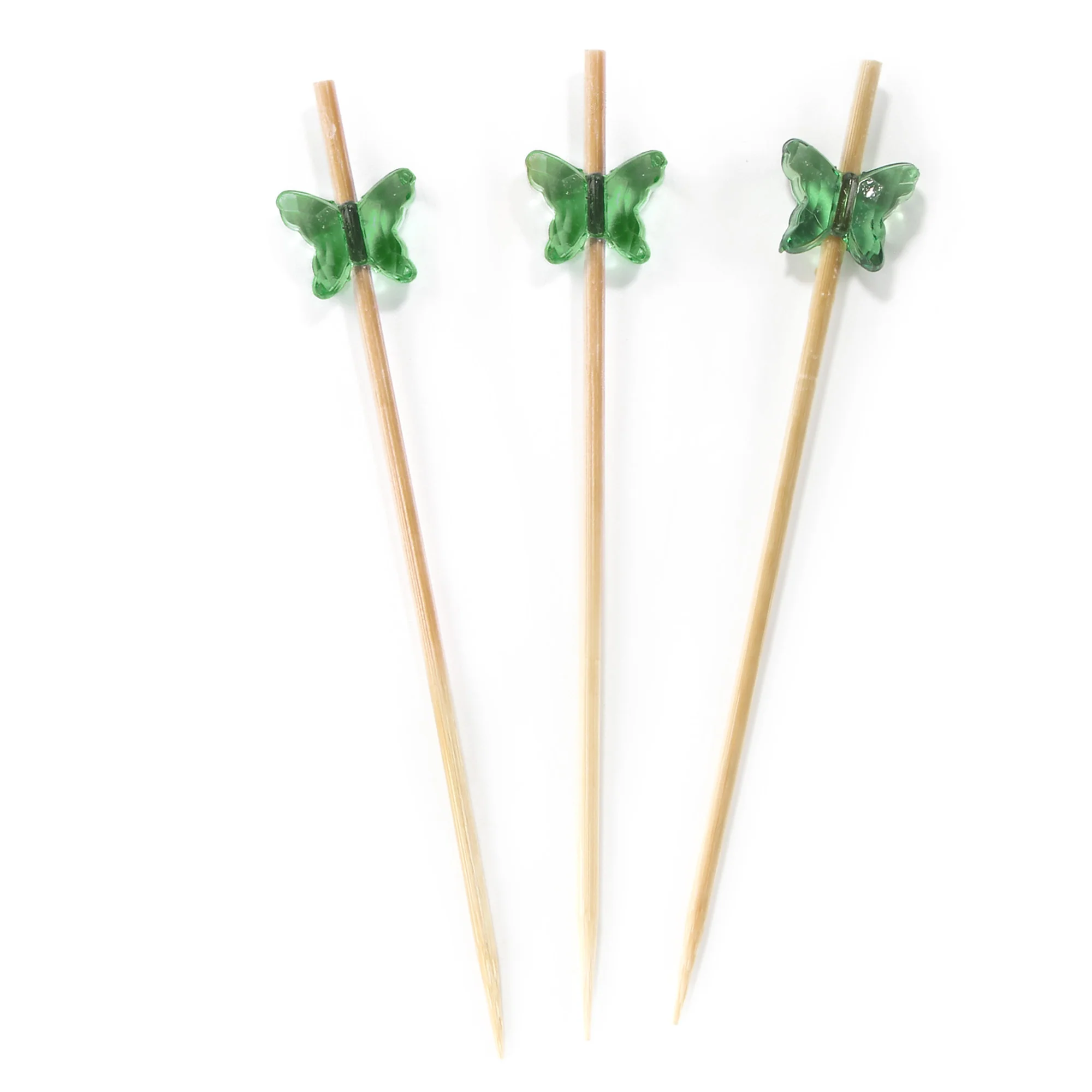 Acrylic Butterfly Bamboo Food Picks - Image 11