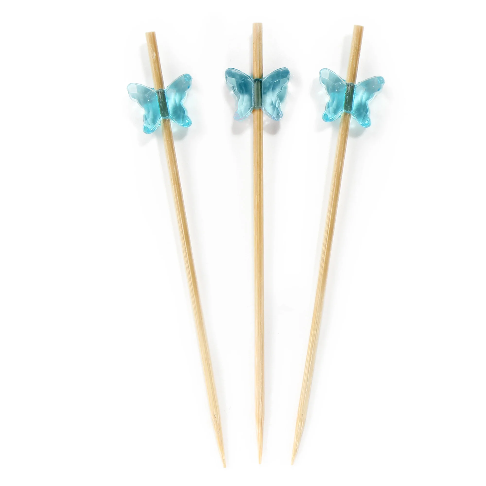 Acrylic Butterfly Bamboo Food Picks - Image 9