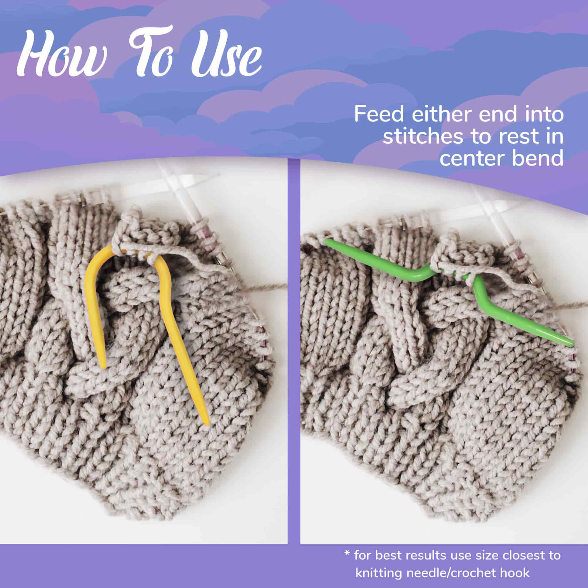 Cable Needle, Stitch Marker Set - Image 5
