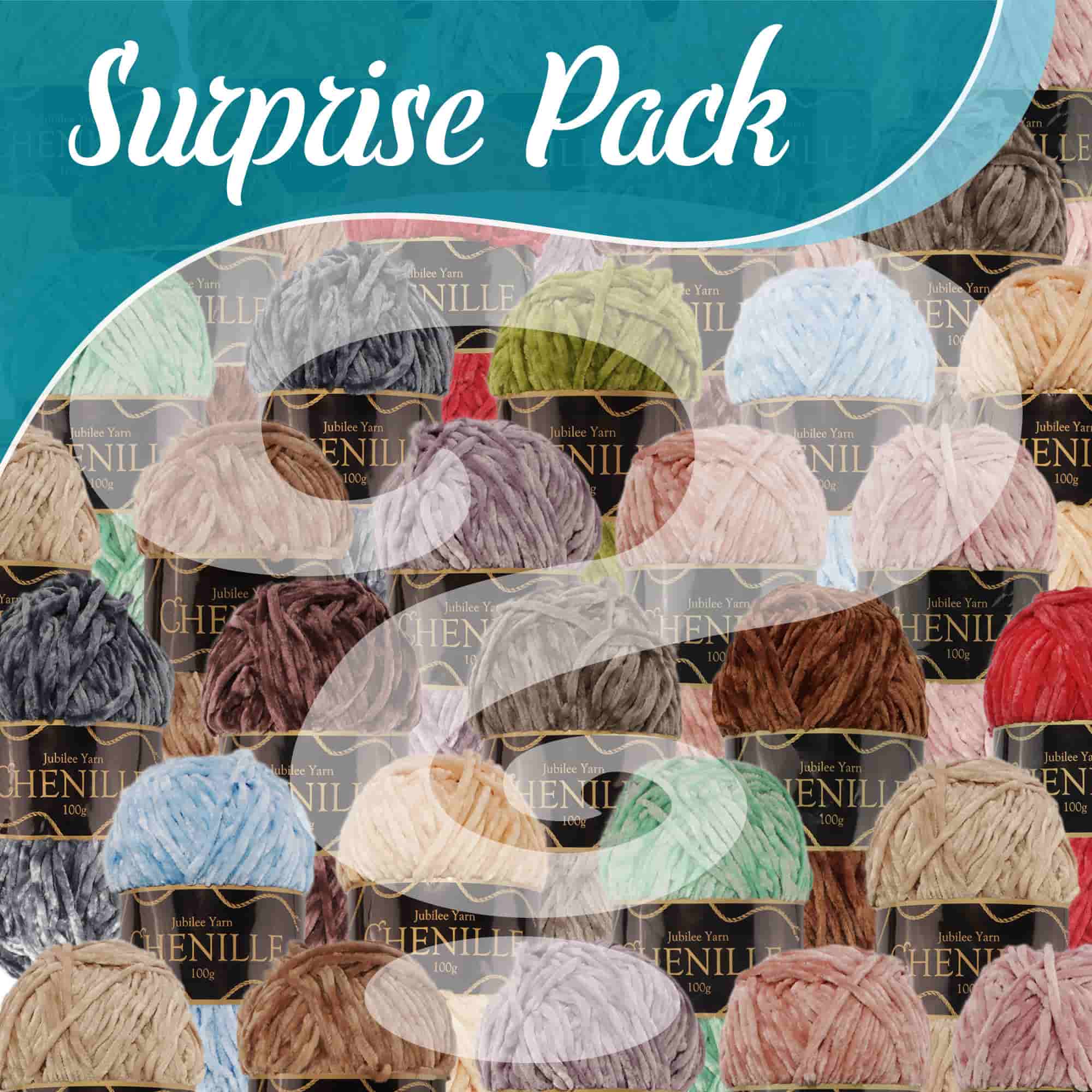 Chenille Yarn: 4 Skein Packs - Image 58