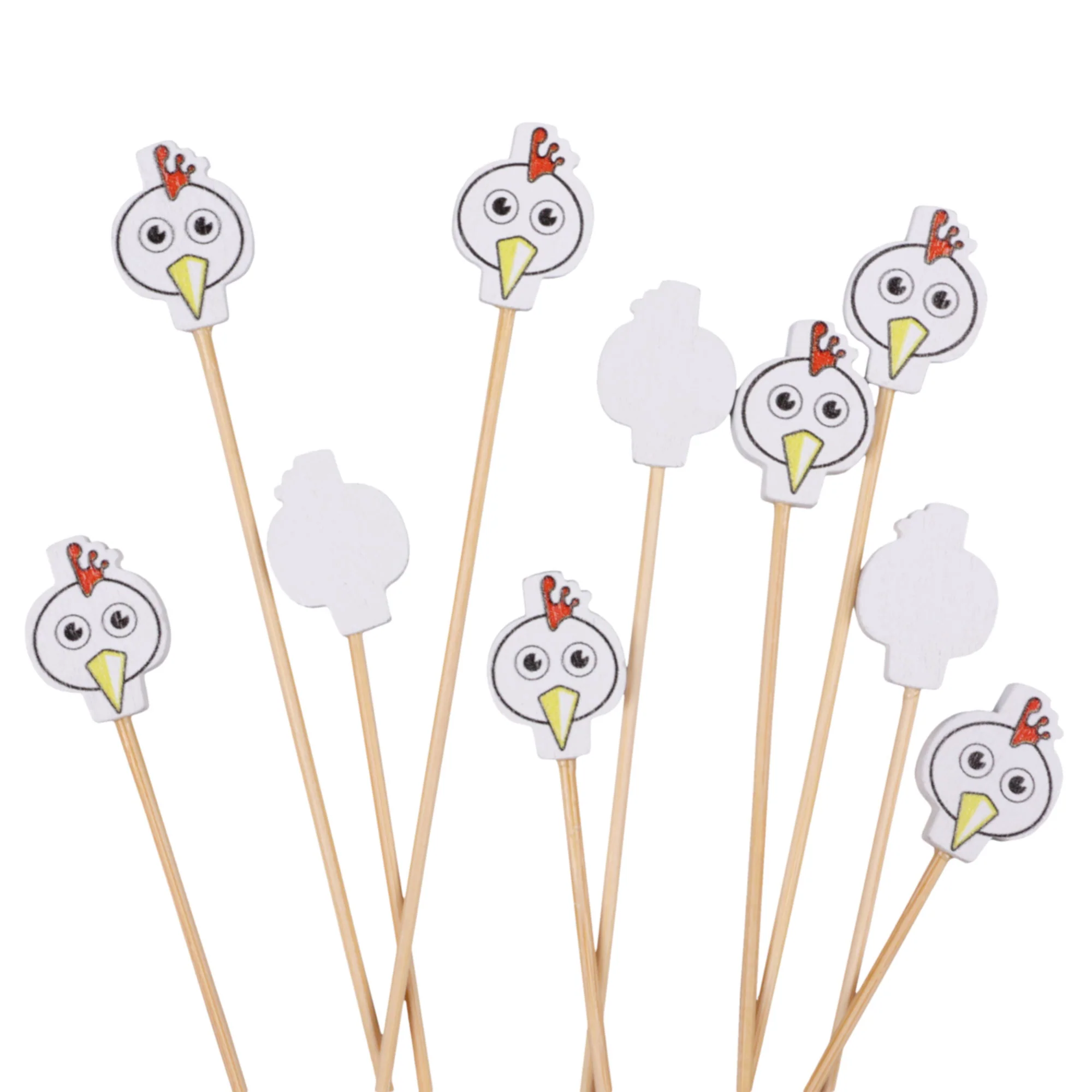 Chicken Bamboo Food Picks