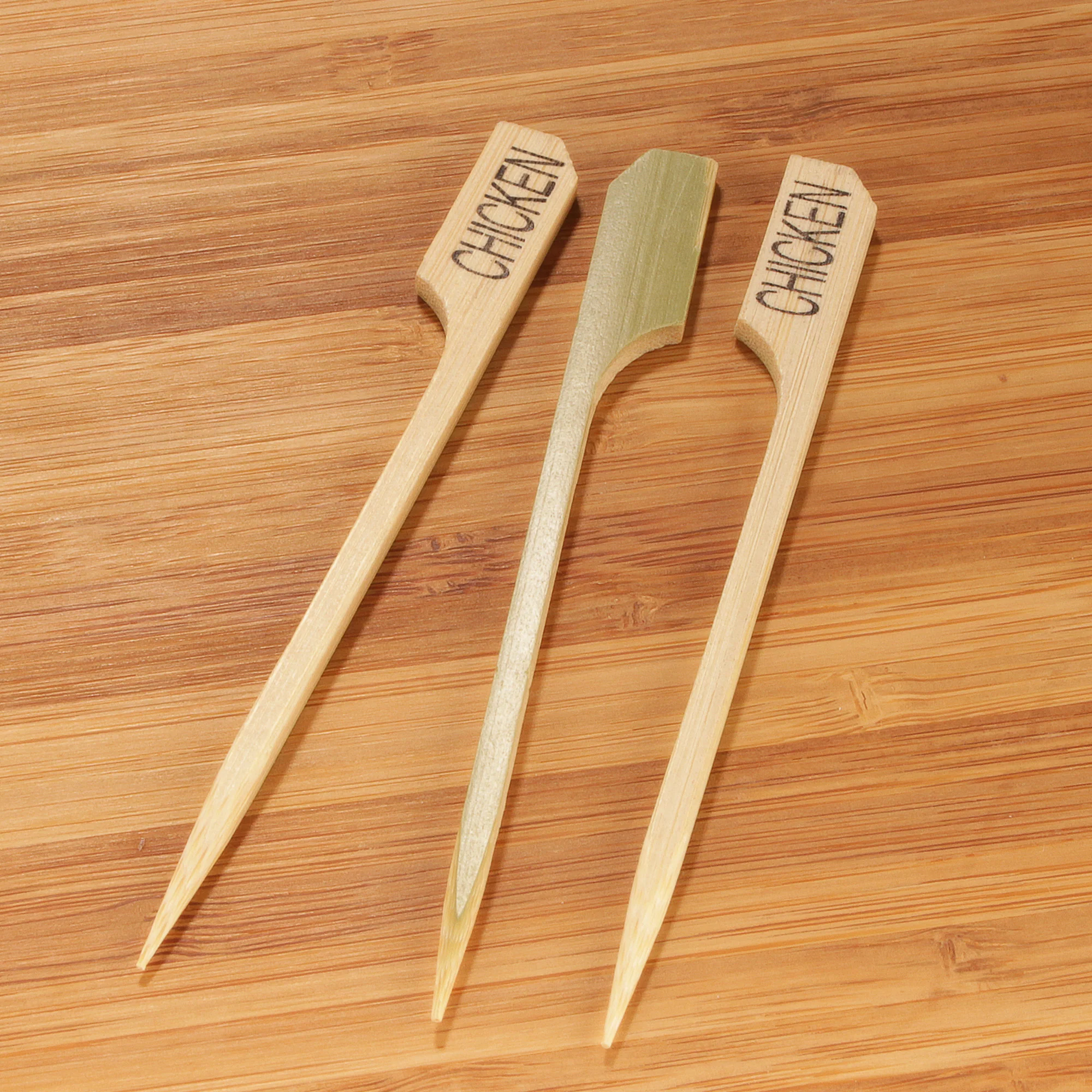 Chicken Paddle Bamboo Food Picks - Image 3